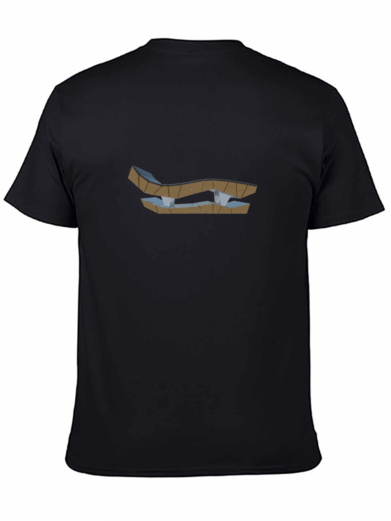 Abstract Architecture Graphic Tee - Black