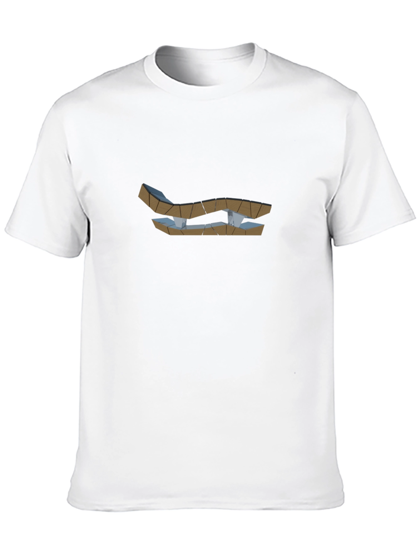 Abstract Architecture Graphic Tee - Black