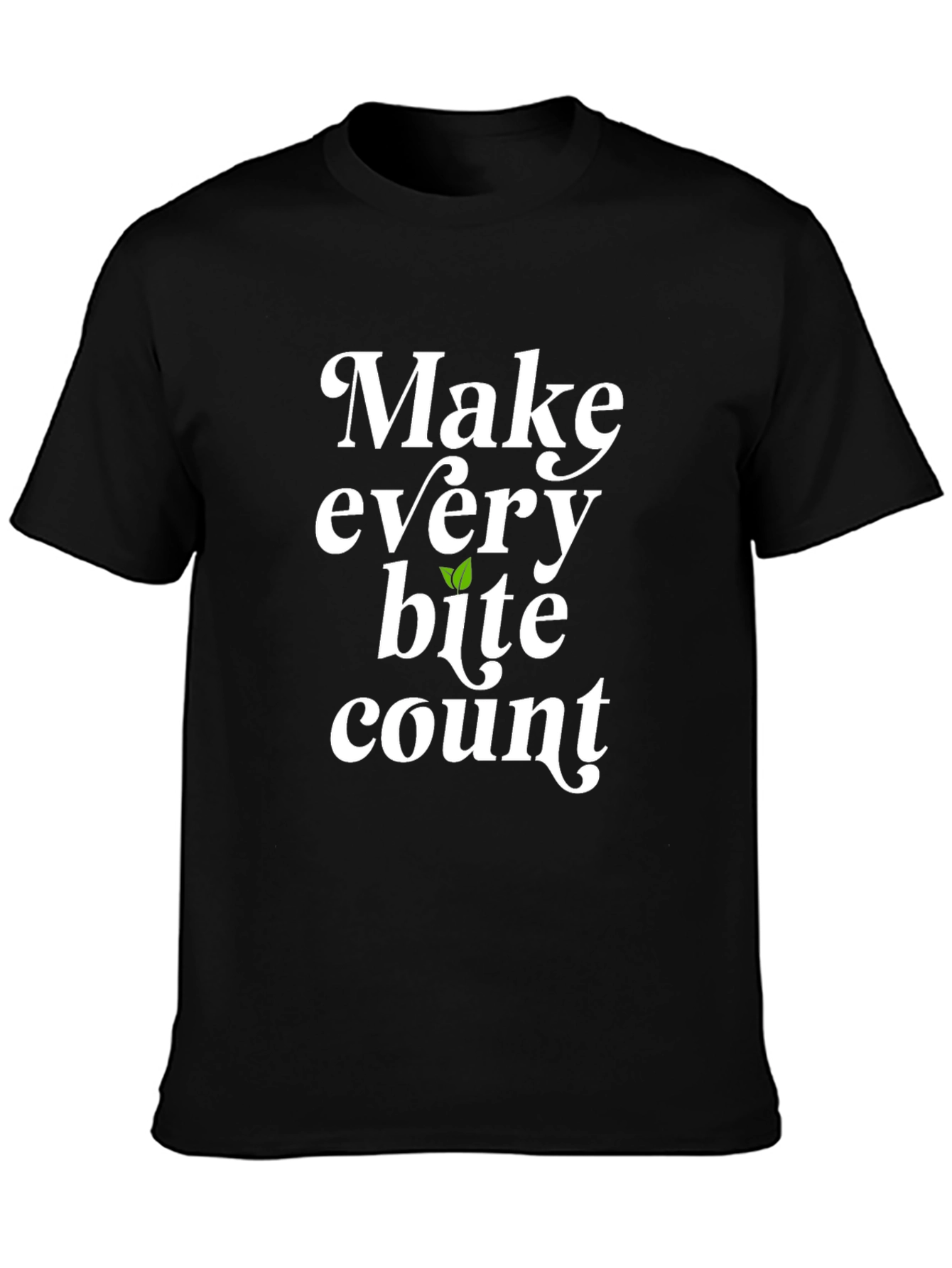 Make Every Bite Count Graphic Tee - Vegan T-Shirt