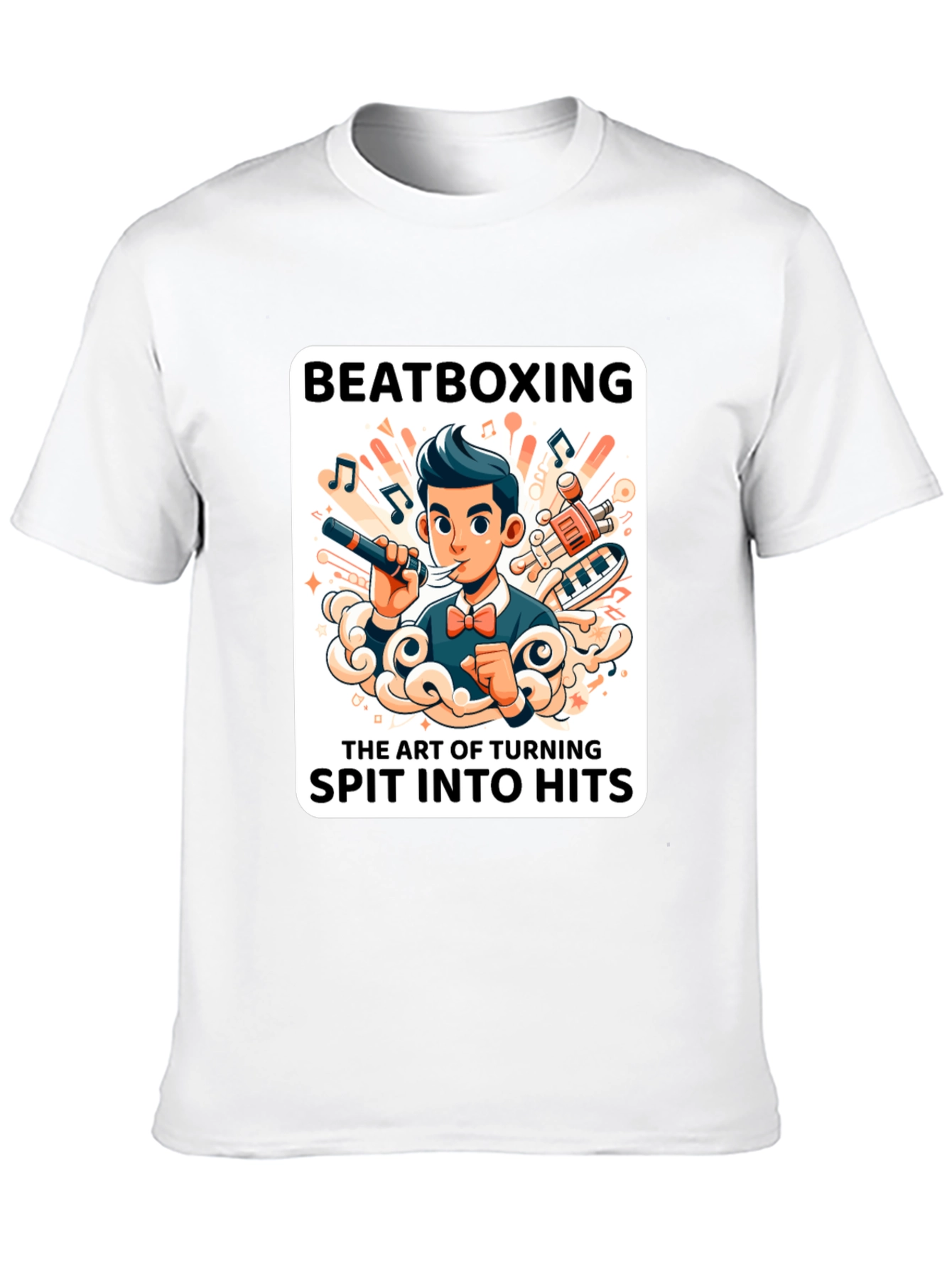 Beatboxing Graphic Tee - Spit into Hits
