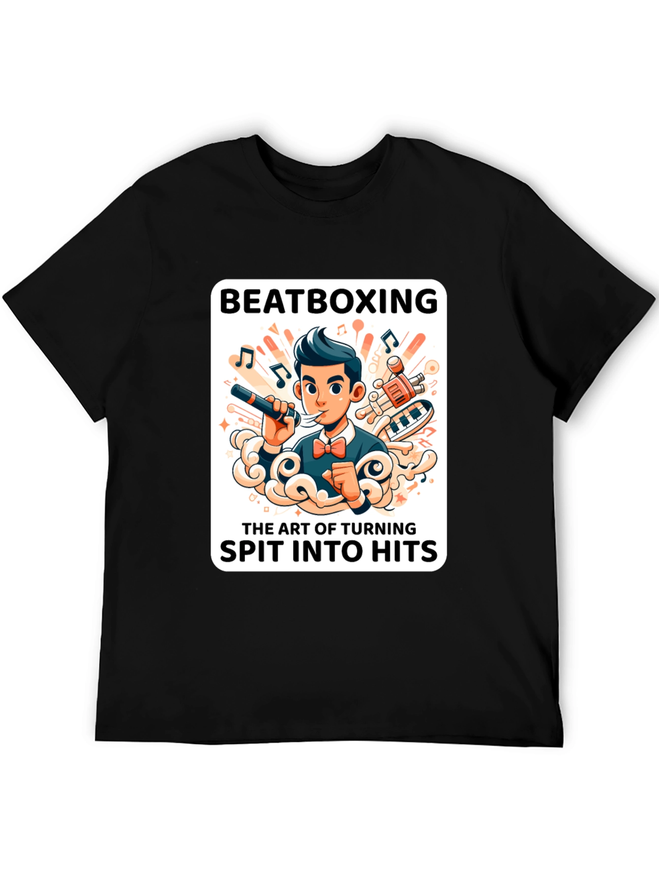 Beatboxing Graphic Tee - Spit into Hits
