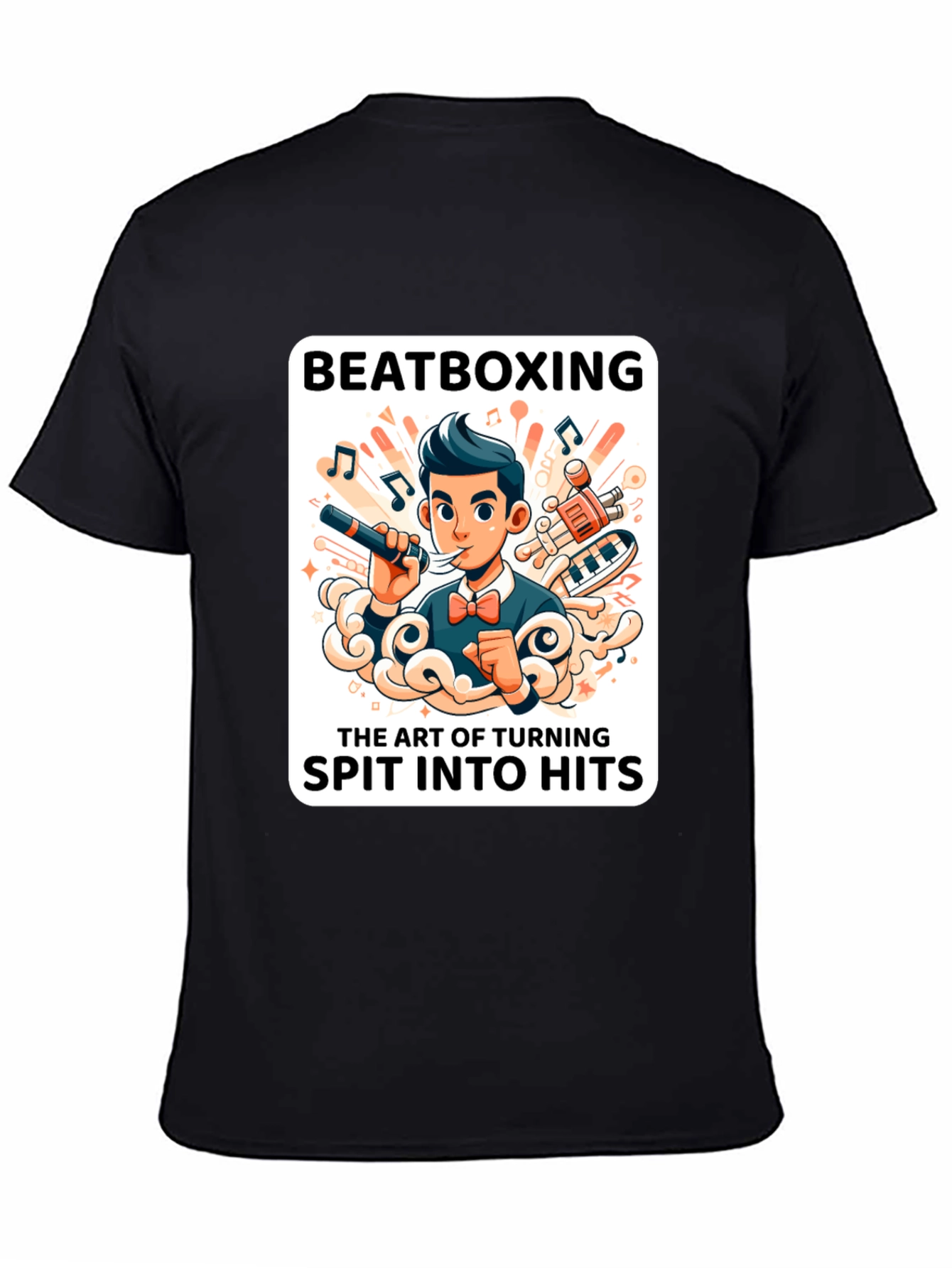 Beatboxing Graphic Tee - Spit into Hits
