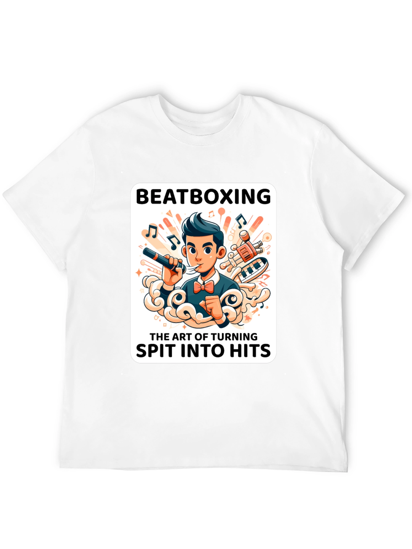 Beatboxing Graphic Tee - Spit into Hits