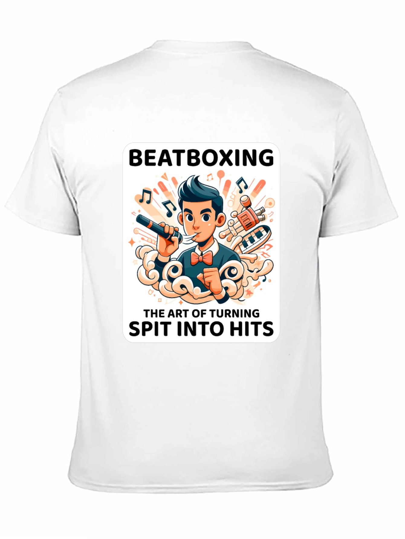 Beatboxing Graphic Tee - Spit into Hits