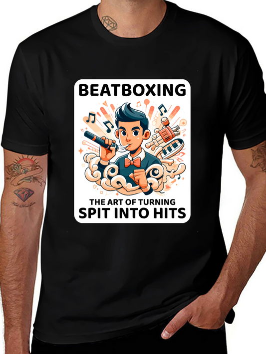 Beatboxing Graphic Tee - Spit into Hits
