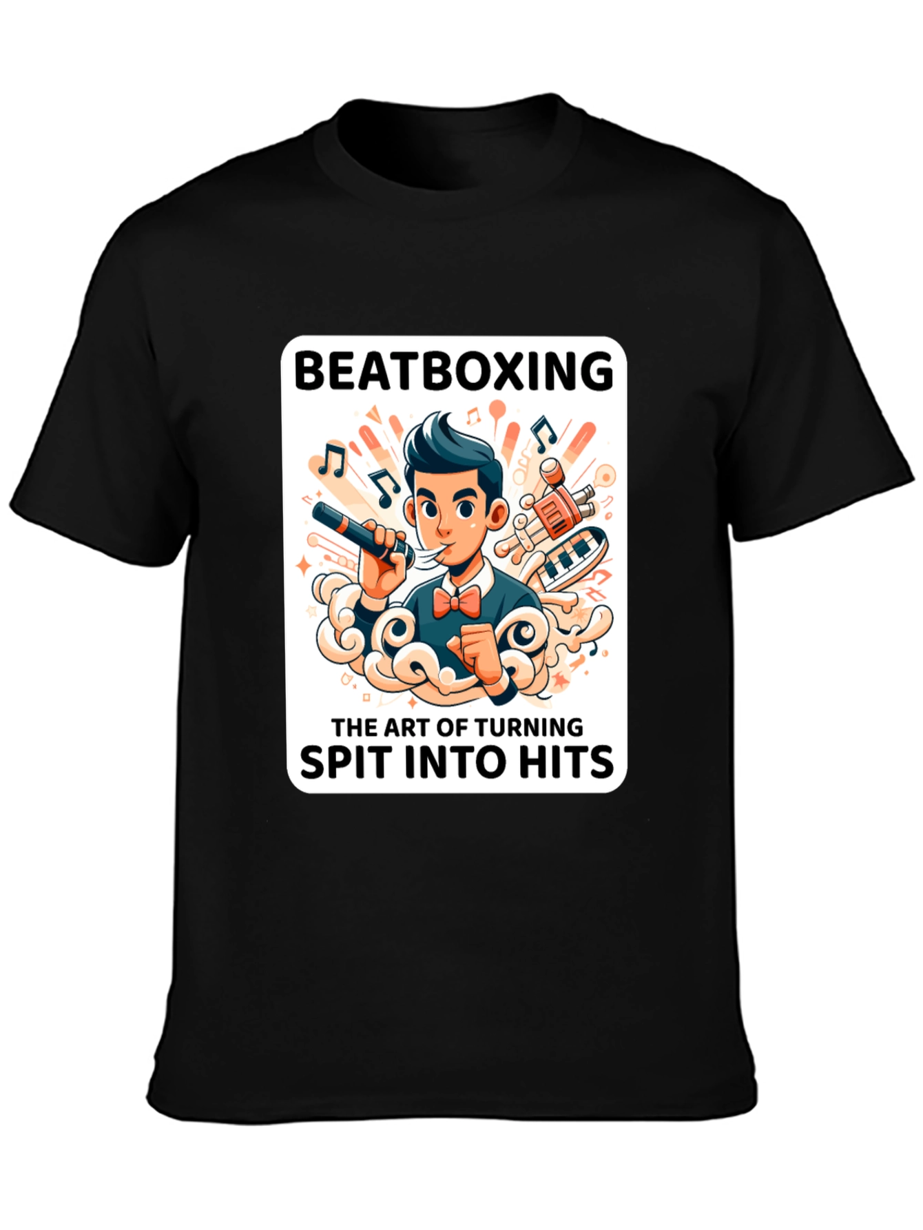 Beatboxing Graphic Tee - Spit into Hits
