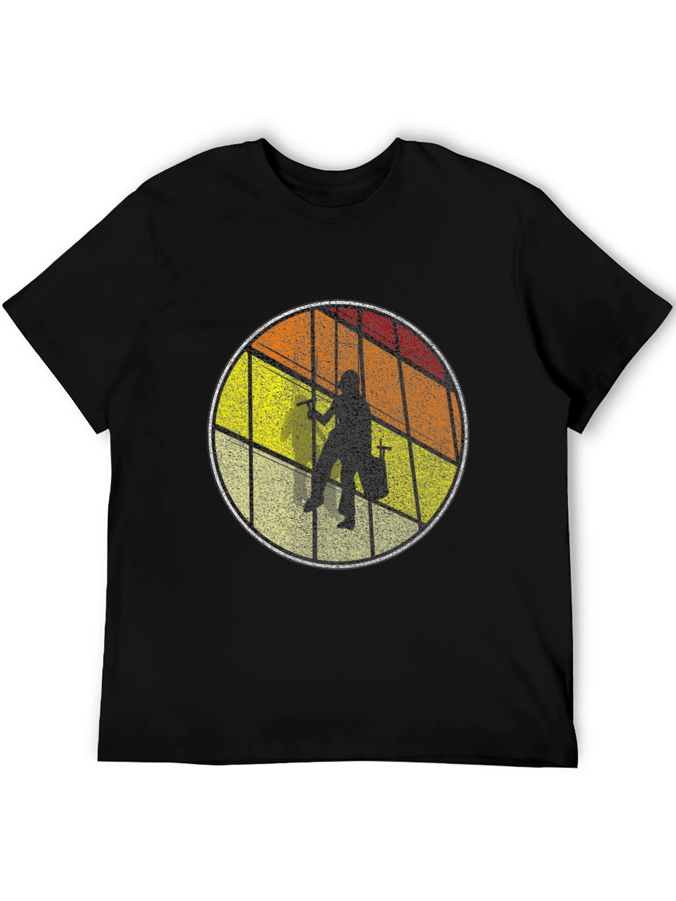 Retro Window Washer Graphic T-Shirt