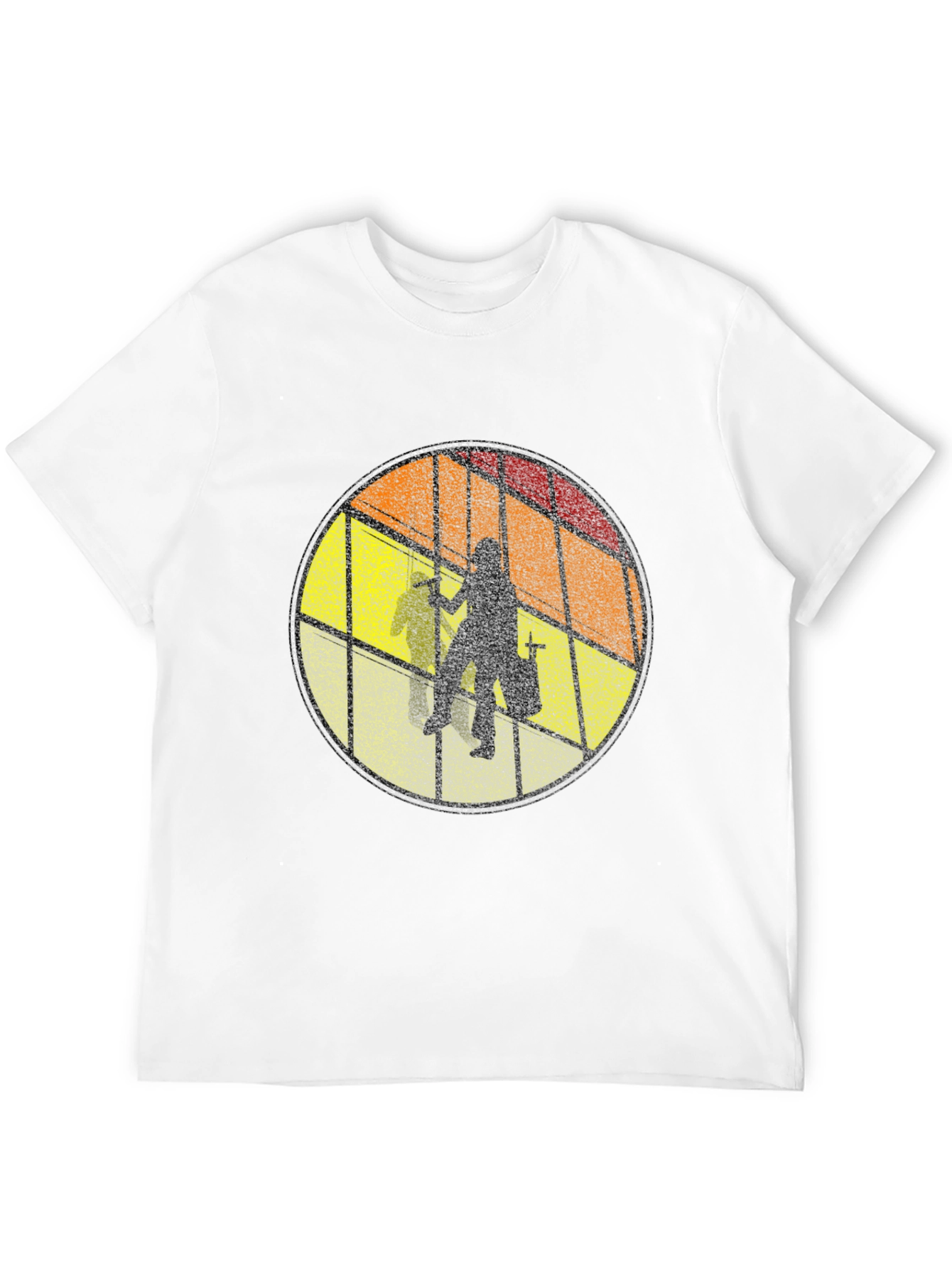Retro Window Washer Graphic T-Shirt