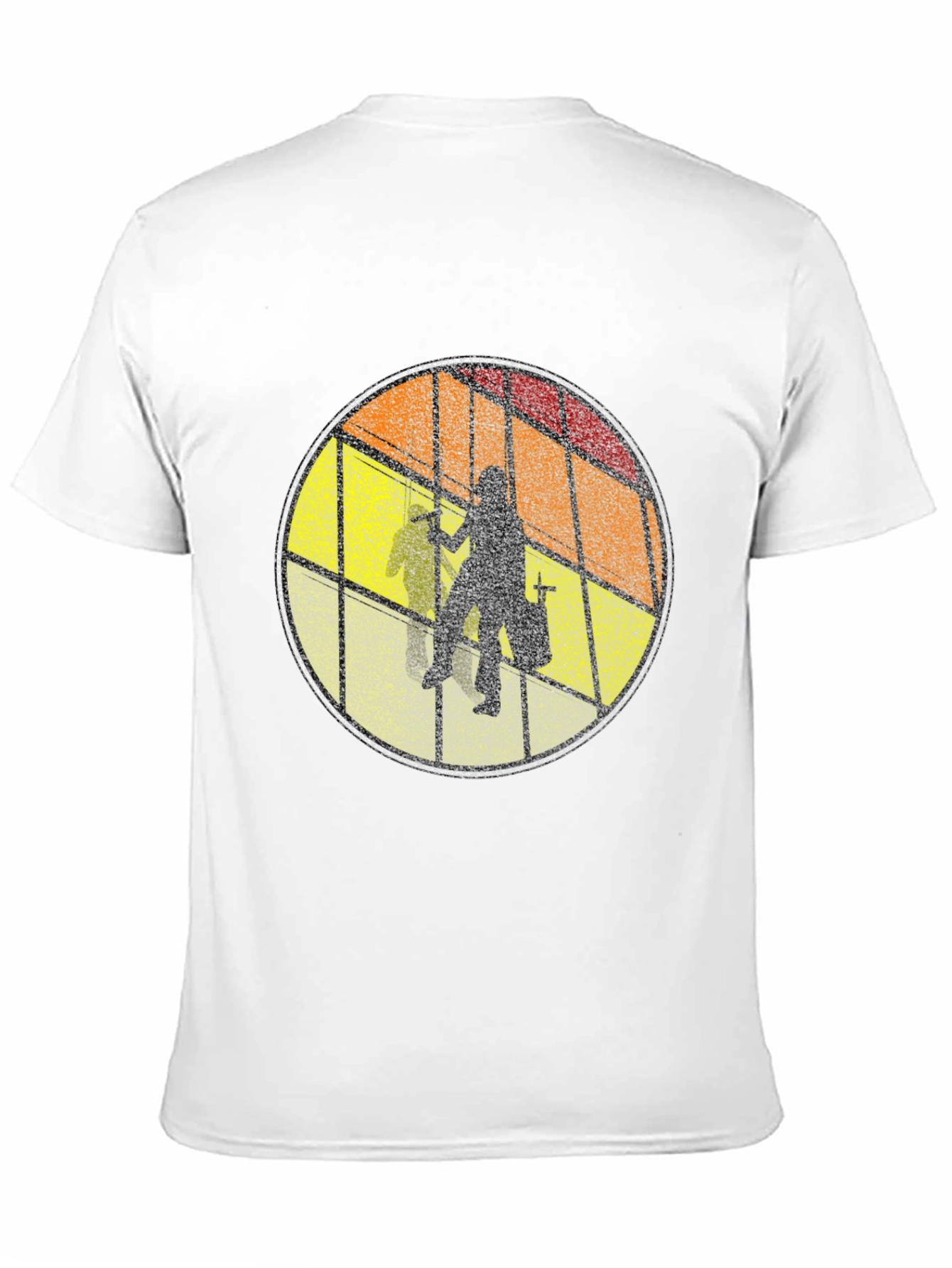 Retro Window Washer Graphic T-Shirt