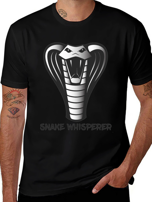 Snake Whisperer Black T-Shirt