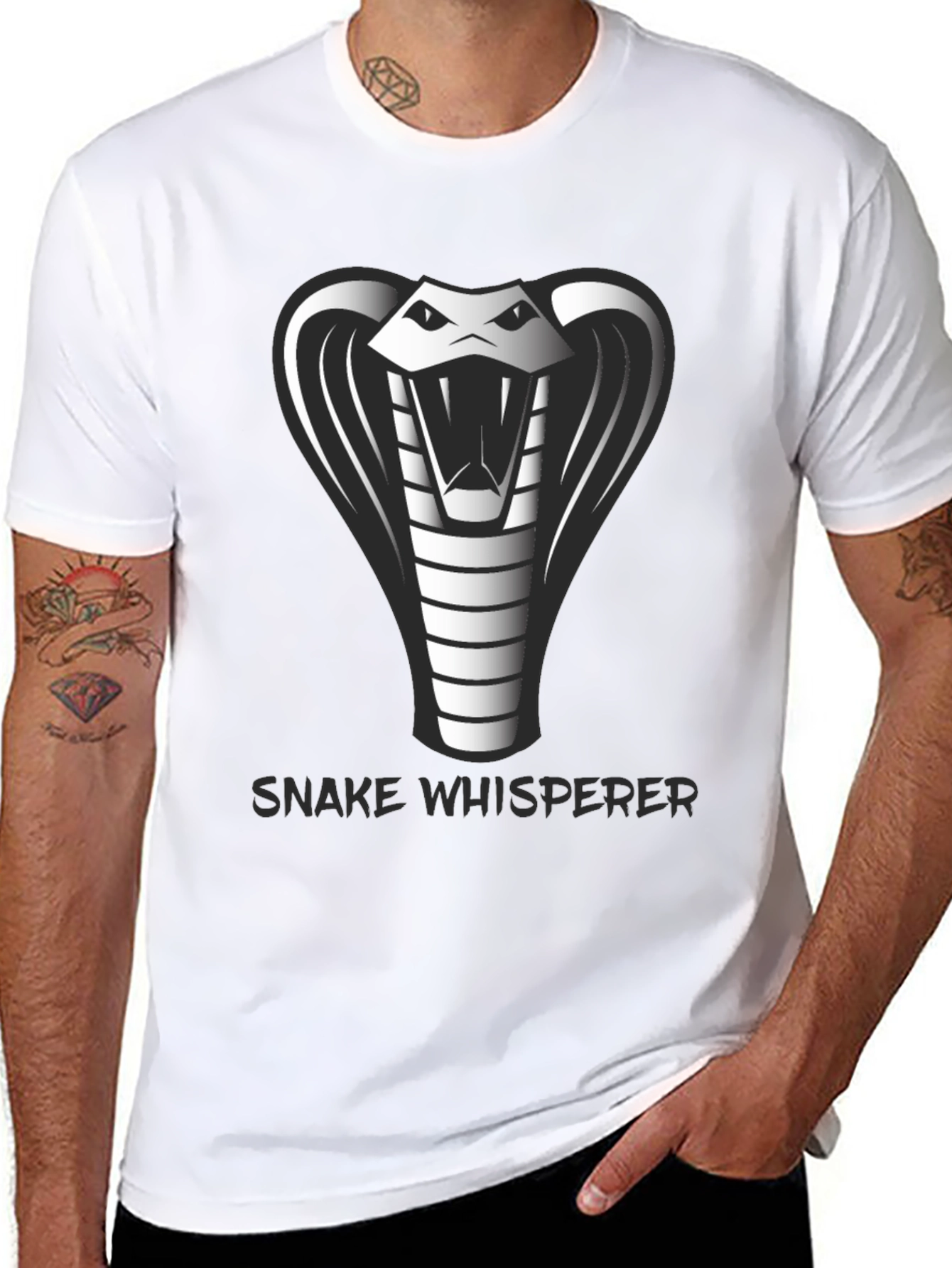 Snake Whisperer Black T-Shirt