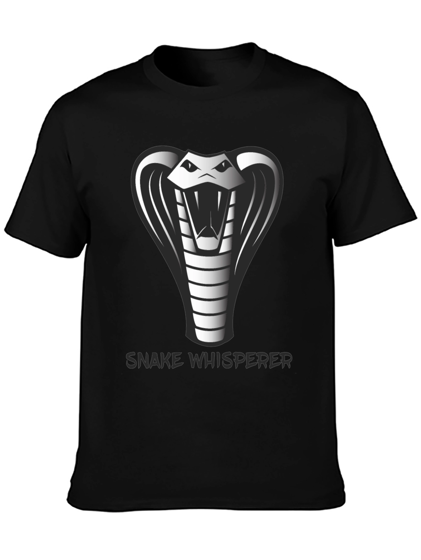 Snake Whisperer Black T-Shirt