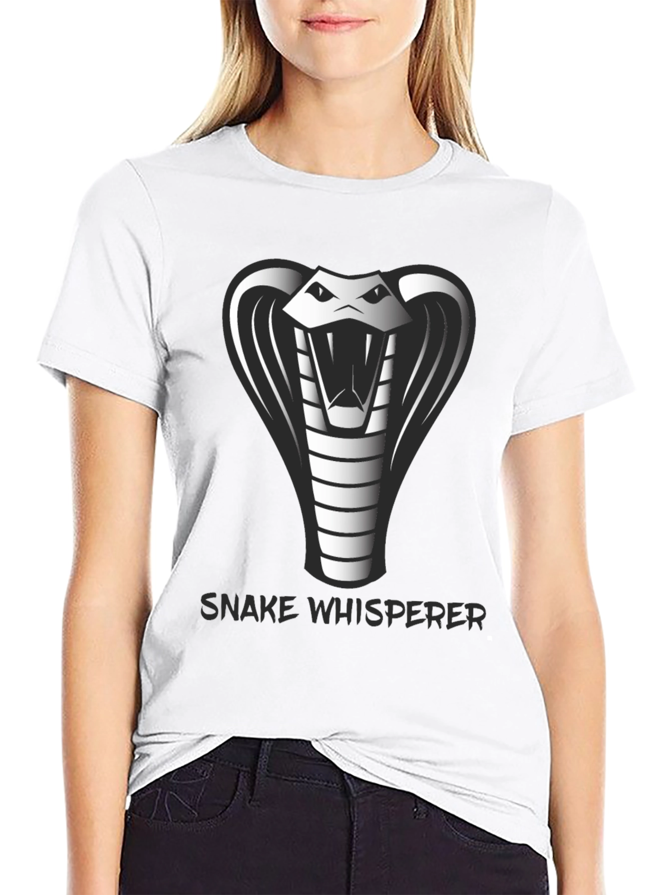 Snake Whisperer Black T-Shirt
