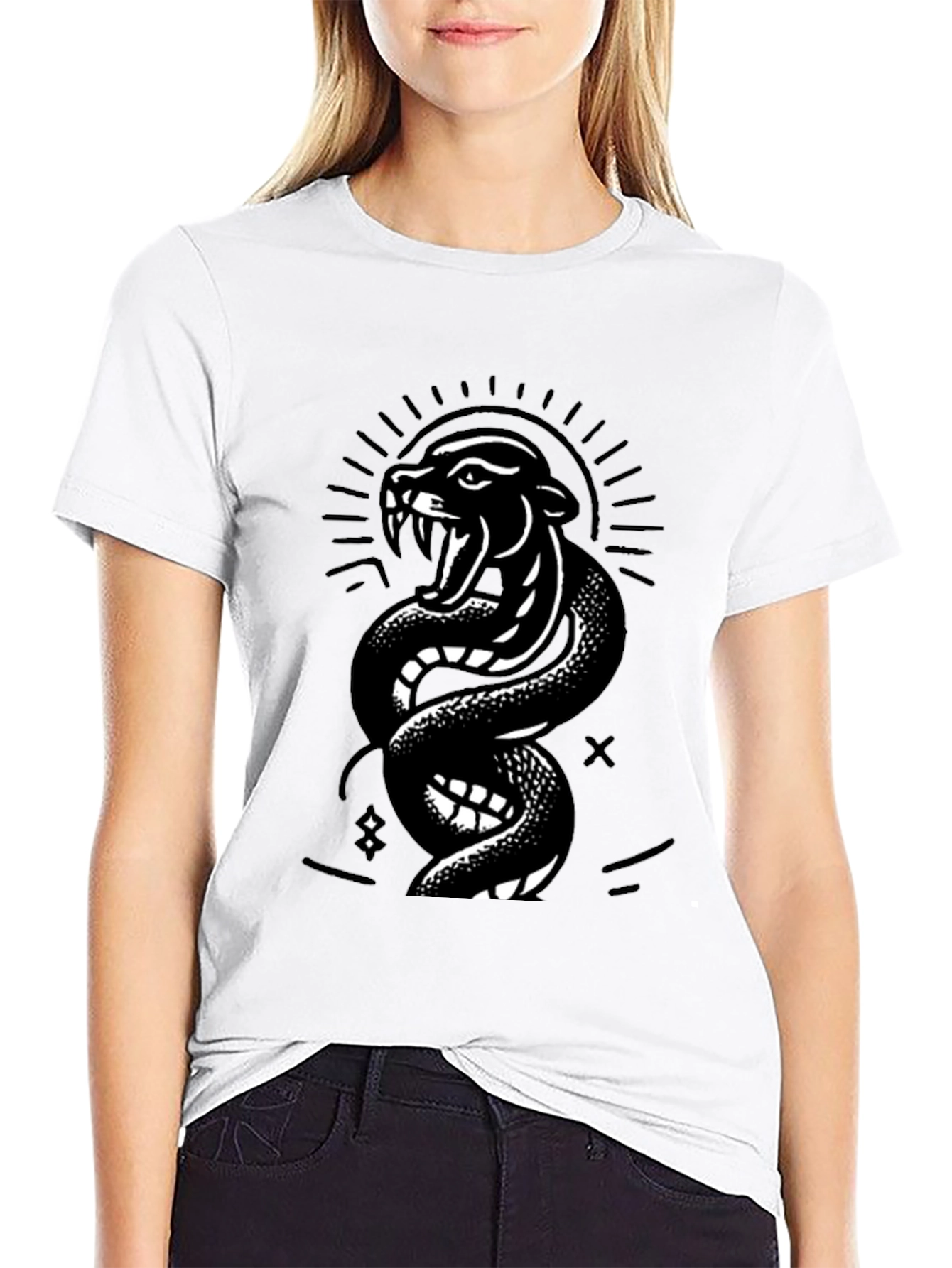 Black Panther Snake T-Shirt - Graphic Tee