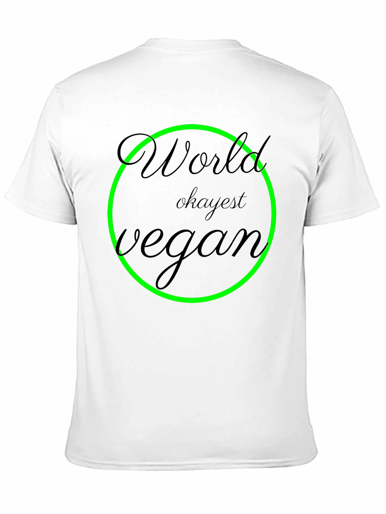 World Okayest Vegan Black T-Shirt