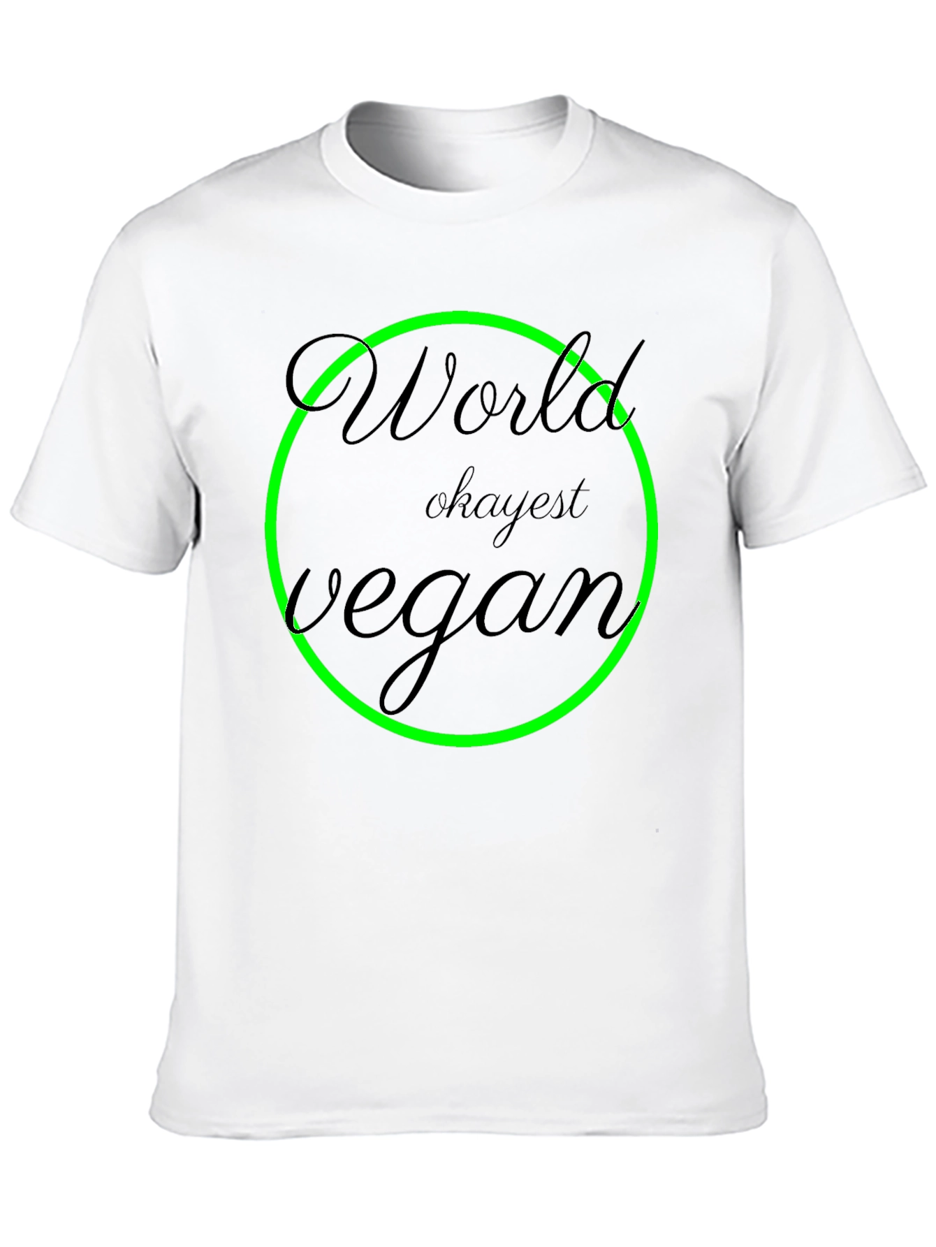 World Okayest Vegan Black T-Shirt