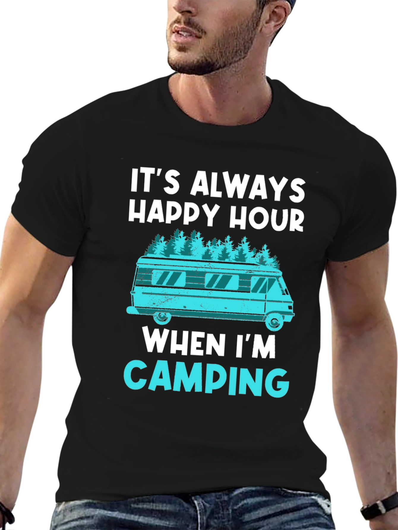 Happy Hour Camping T-Shirt
