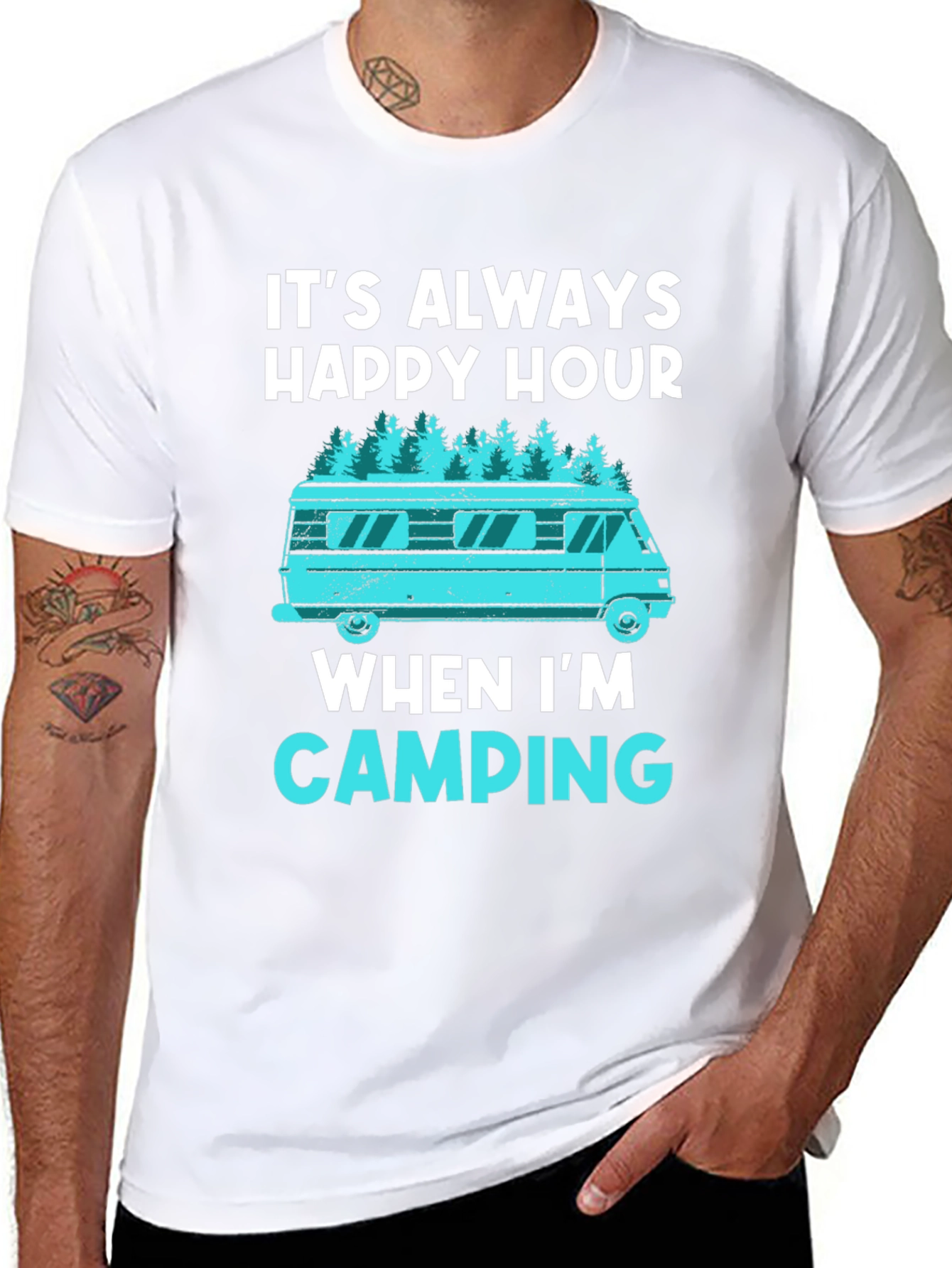 Happy Hour Camping T-Shirt