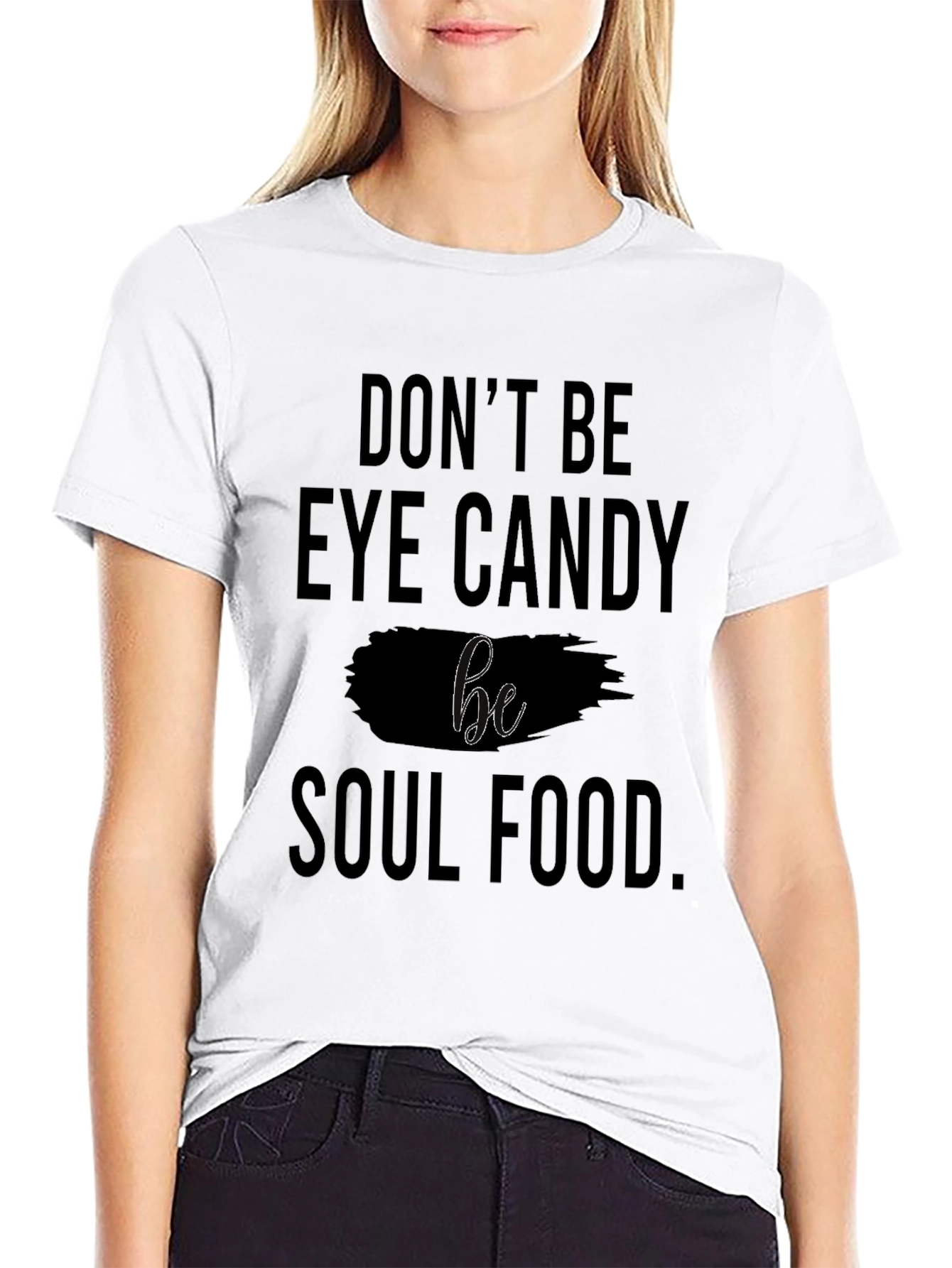 Soul Food Graphic Tee - Black T-Shirt