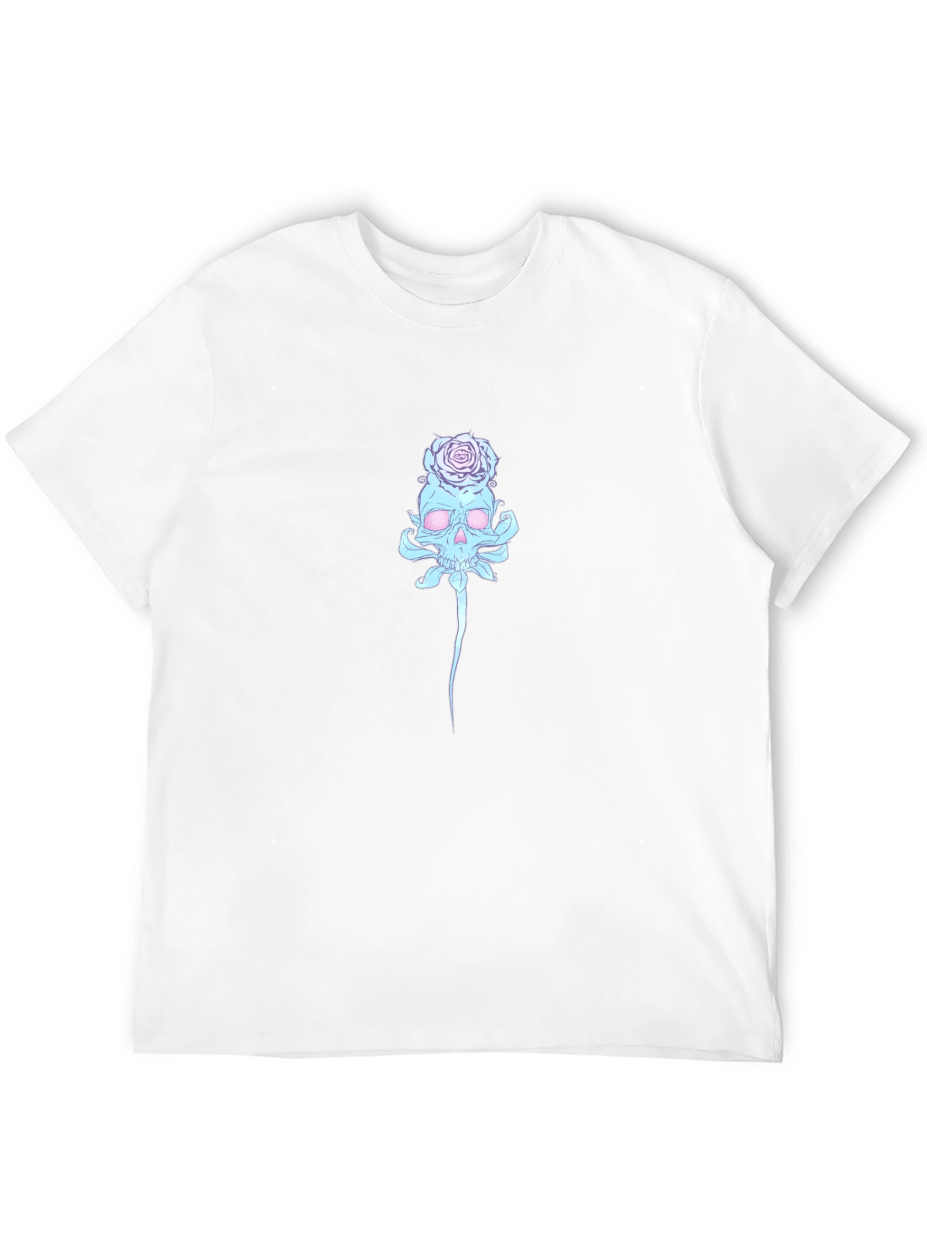 Skull & Rose Graphic T-Shirt - Black