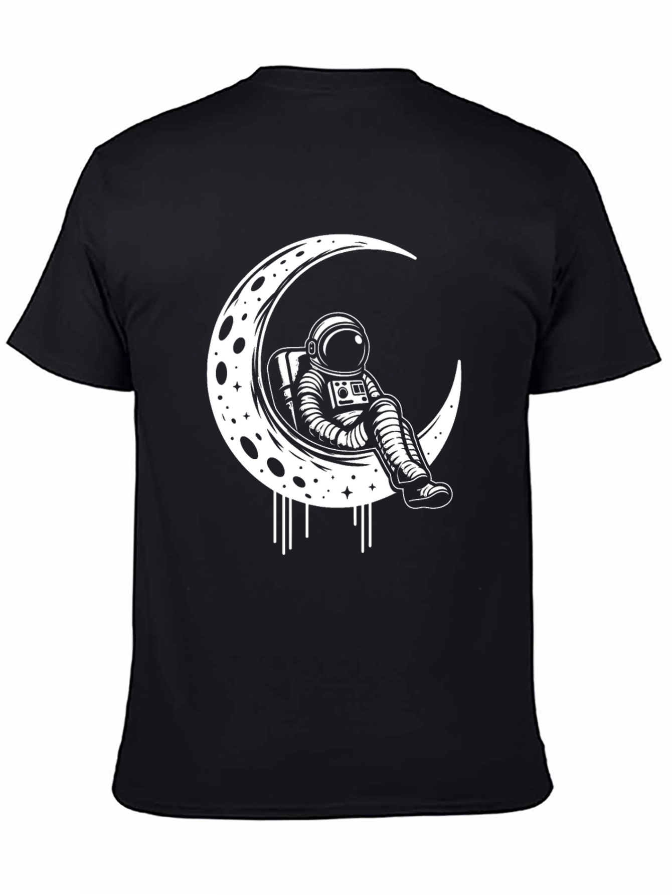 Astronaut on Moon Graphic T-Shirt