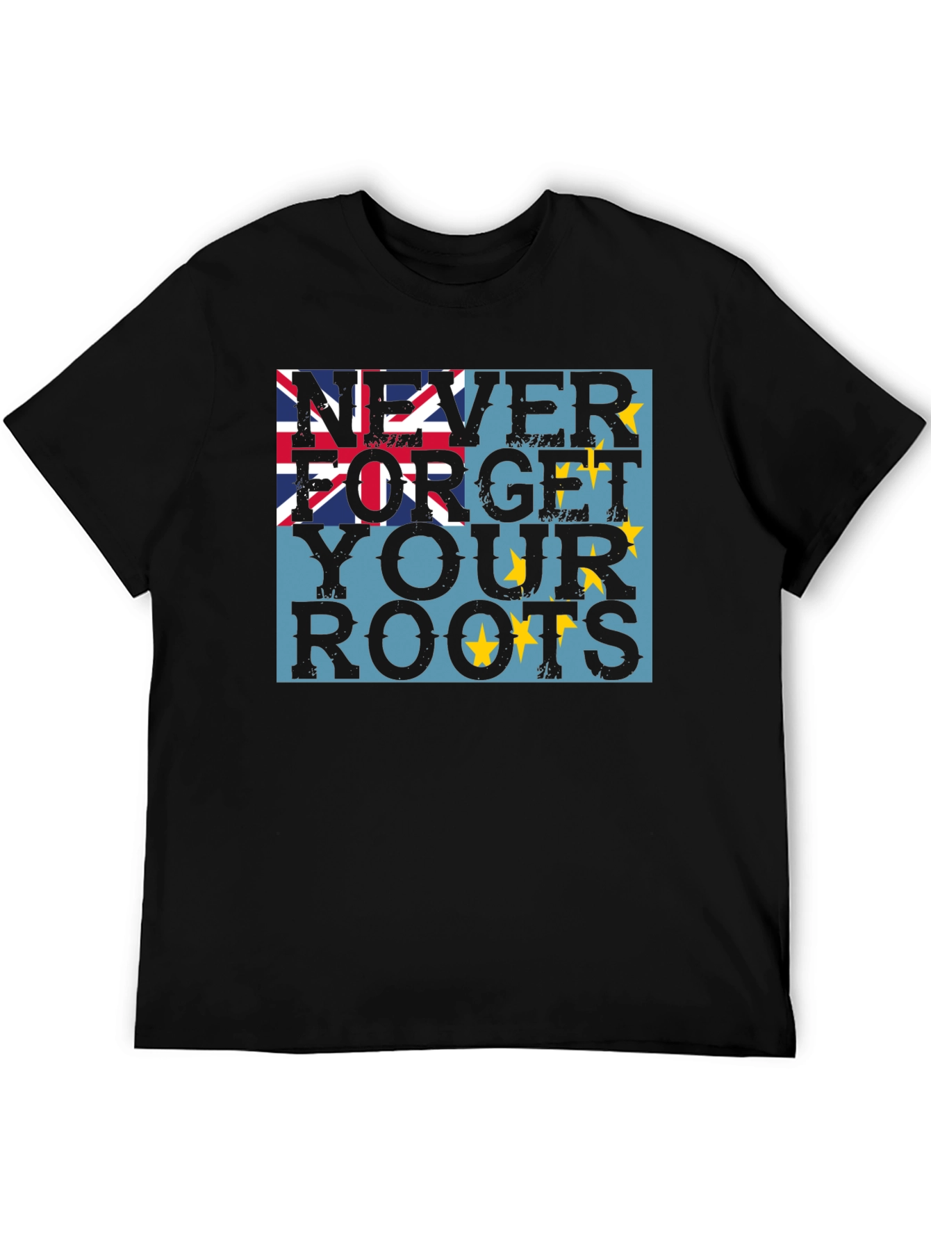 Never Forget Your Roots - Tuvalu Flag T-Shirt