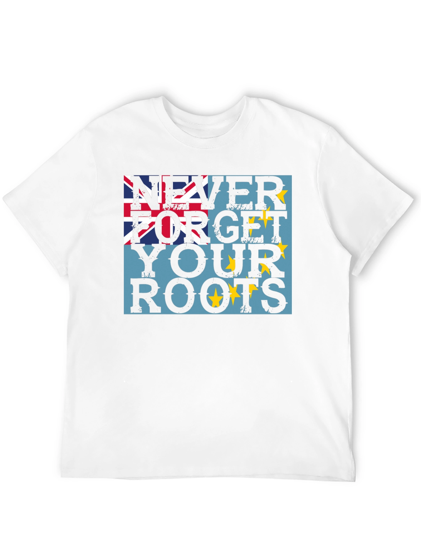 Never Forget Your Roots - Tuvalu Flag T-Shirt