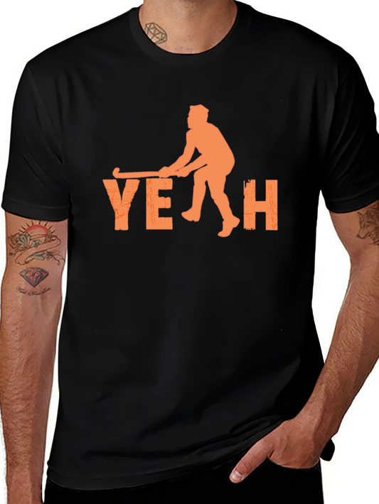YEAH Hockey Player Graphic T-Shirt