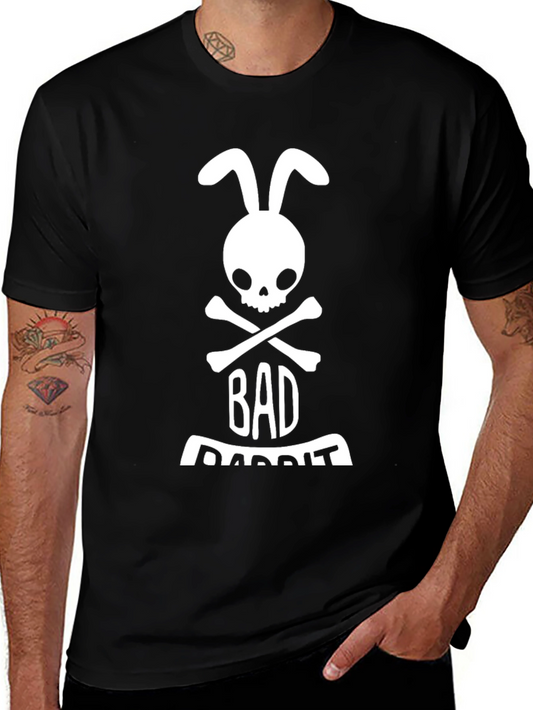 Bad Rabbit T-Shirt - Skull Bunny Design