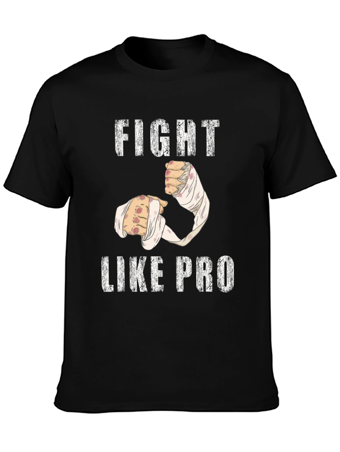 Fight Like Pro Black T-Shirt