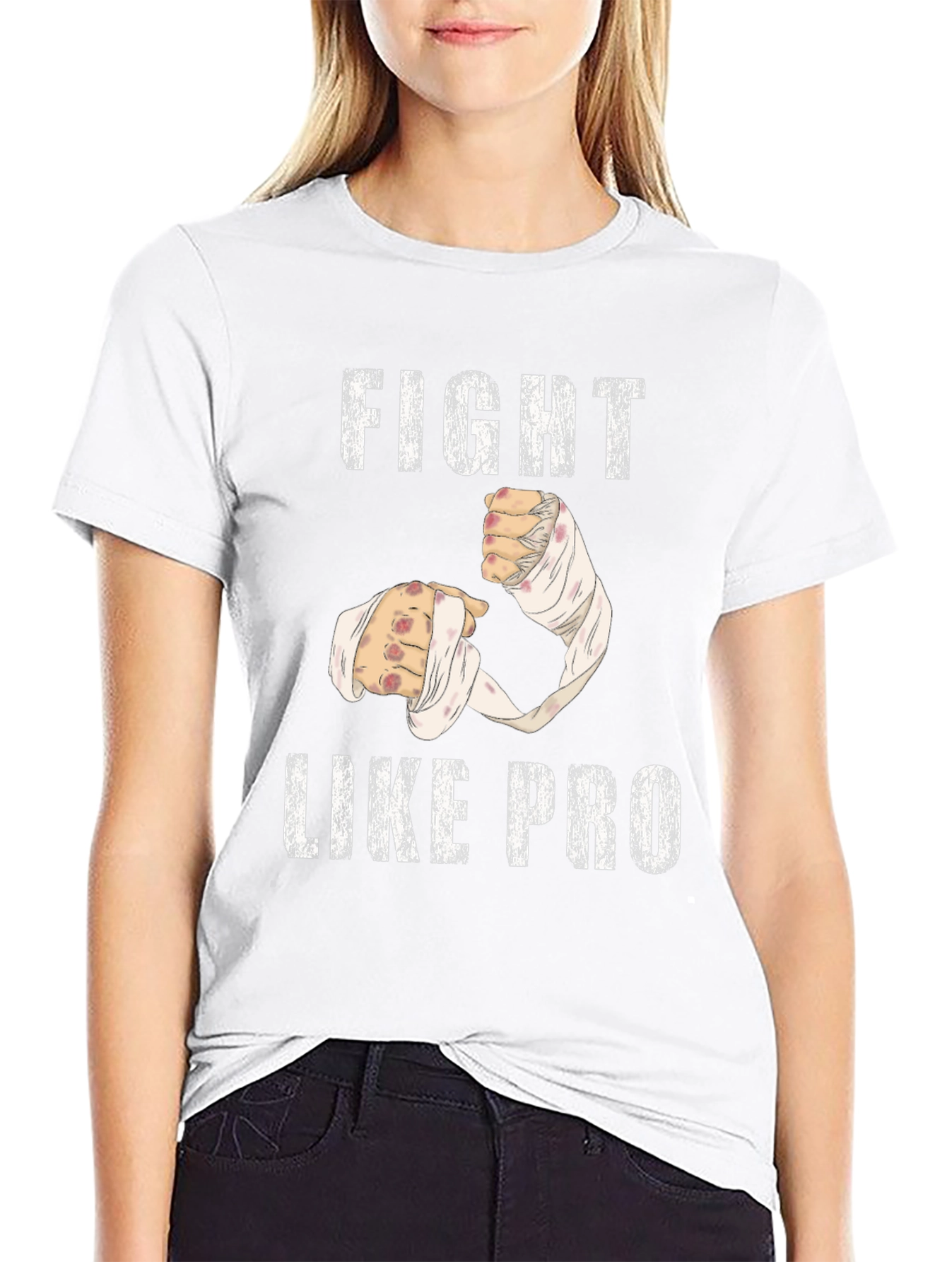 Fight Like Pro Black T-Shirt