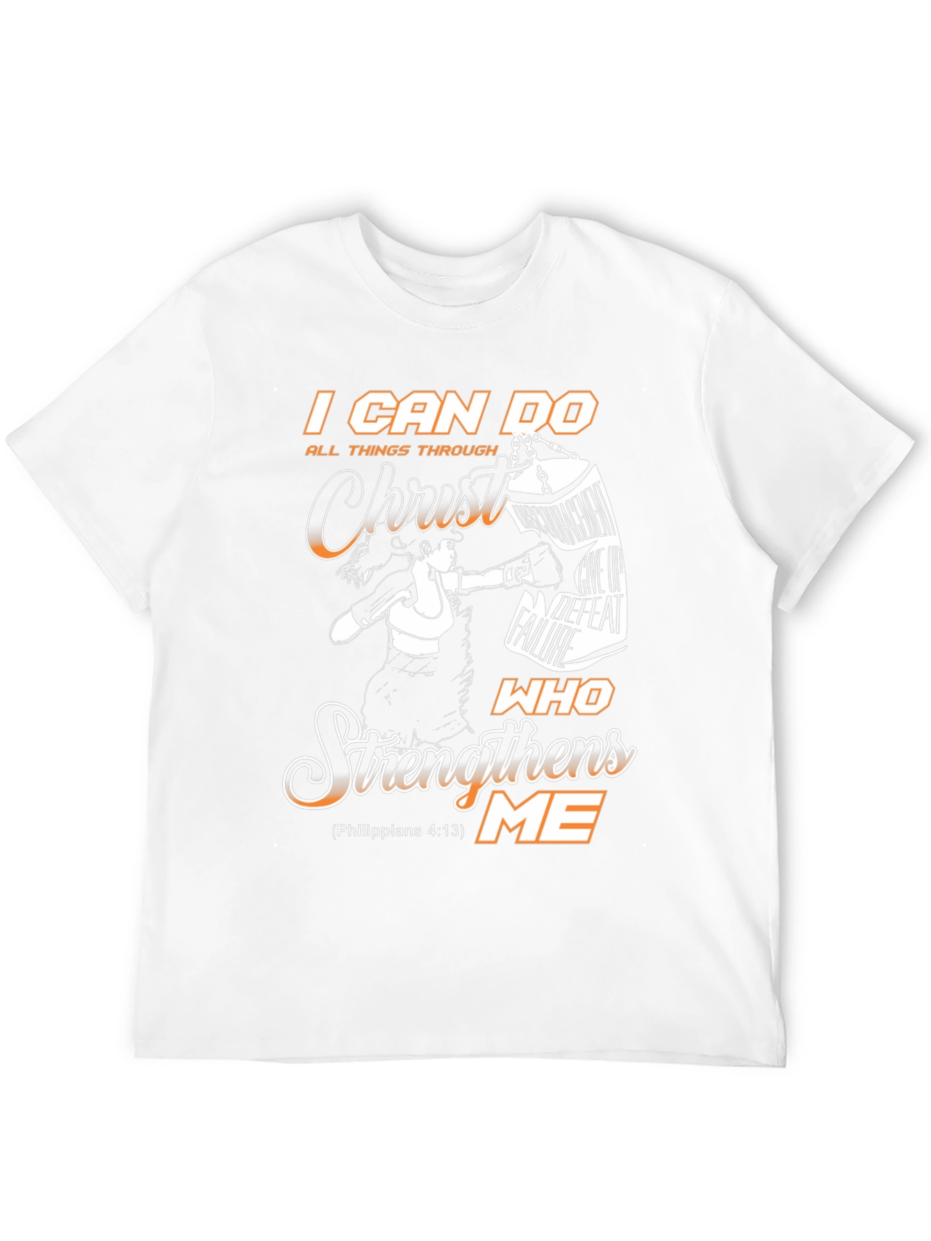 I Can Do All Things T-Shirt Christ Boxing Design