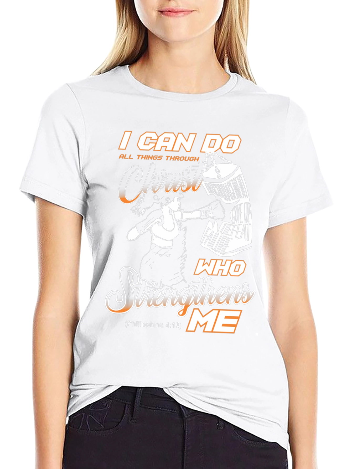 I Can Do All Things T-Shirt Christ Boxing Design