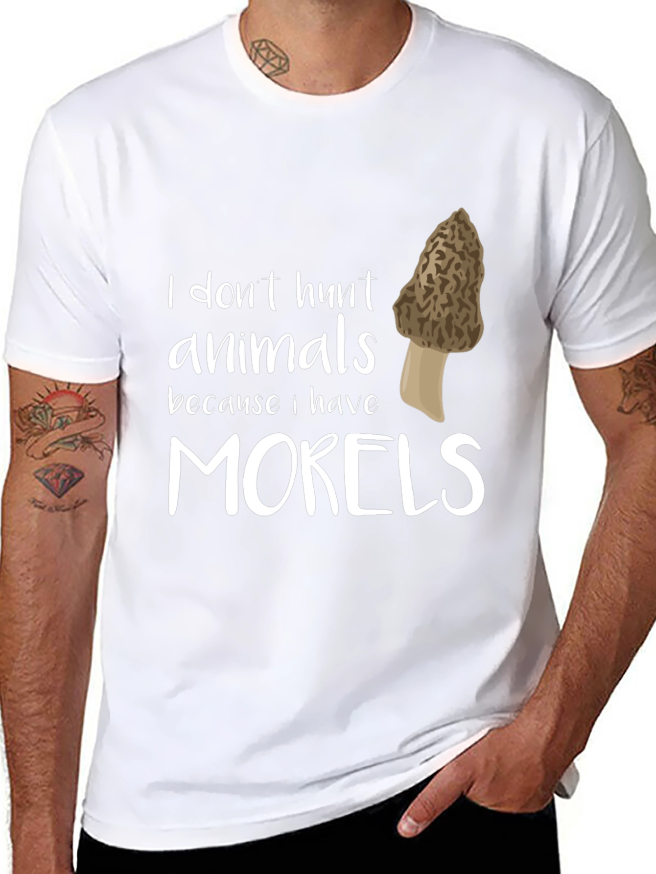 Morel Mushroom Hunter T-Shirt