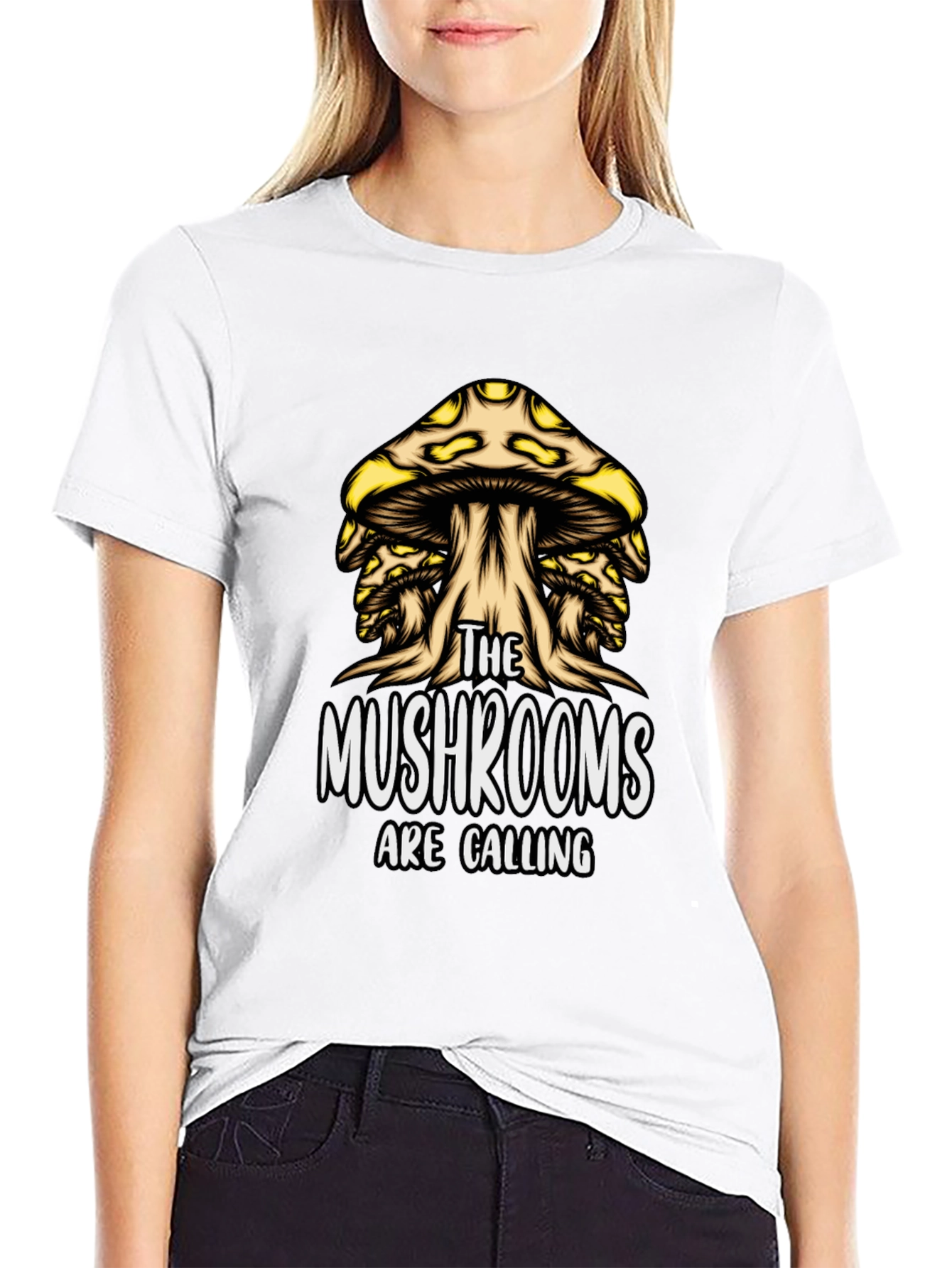 Mushroom Calling T-Shirt - Unique Graphic Tee