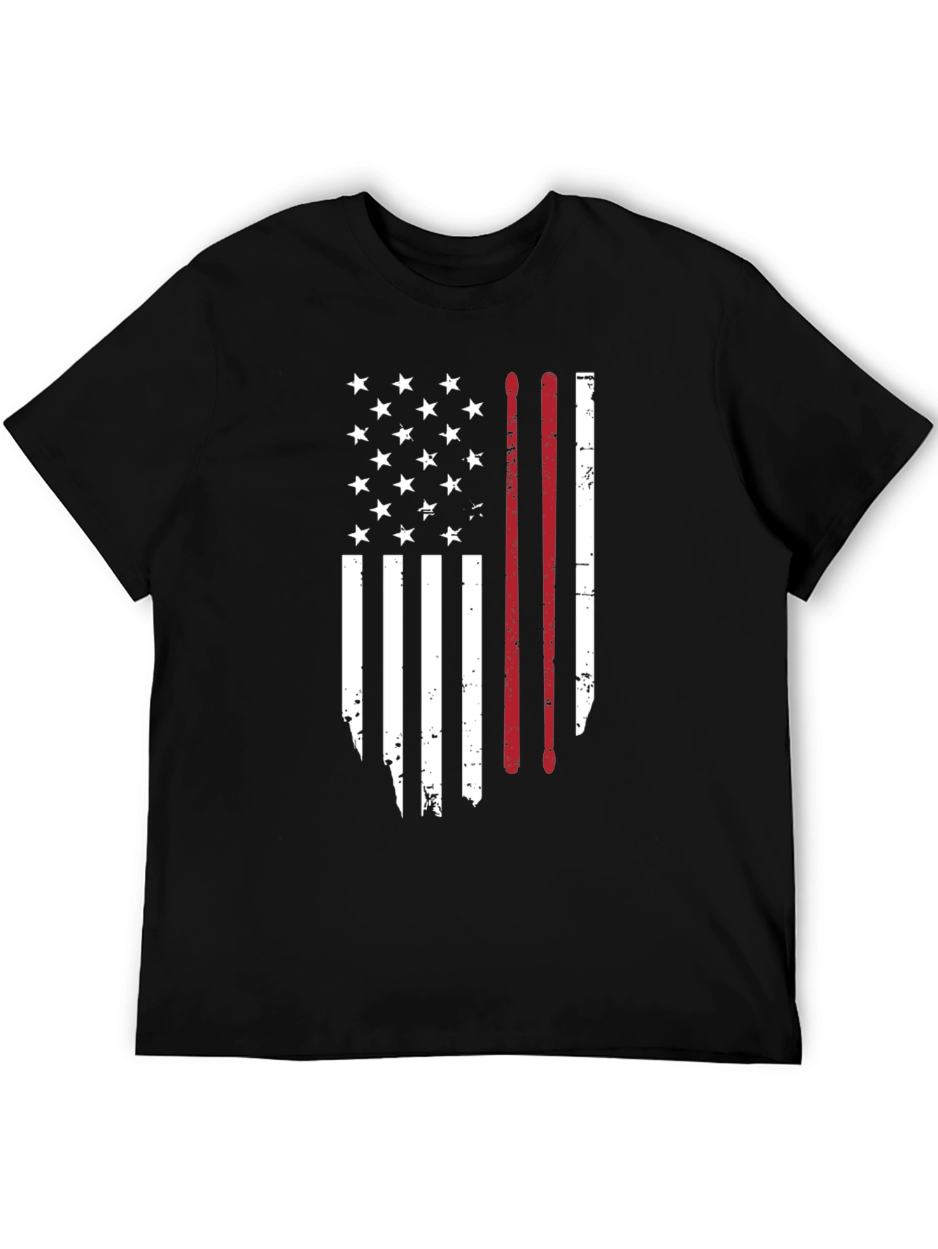 American Flag Drummer T-Shirt