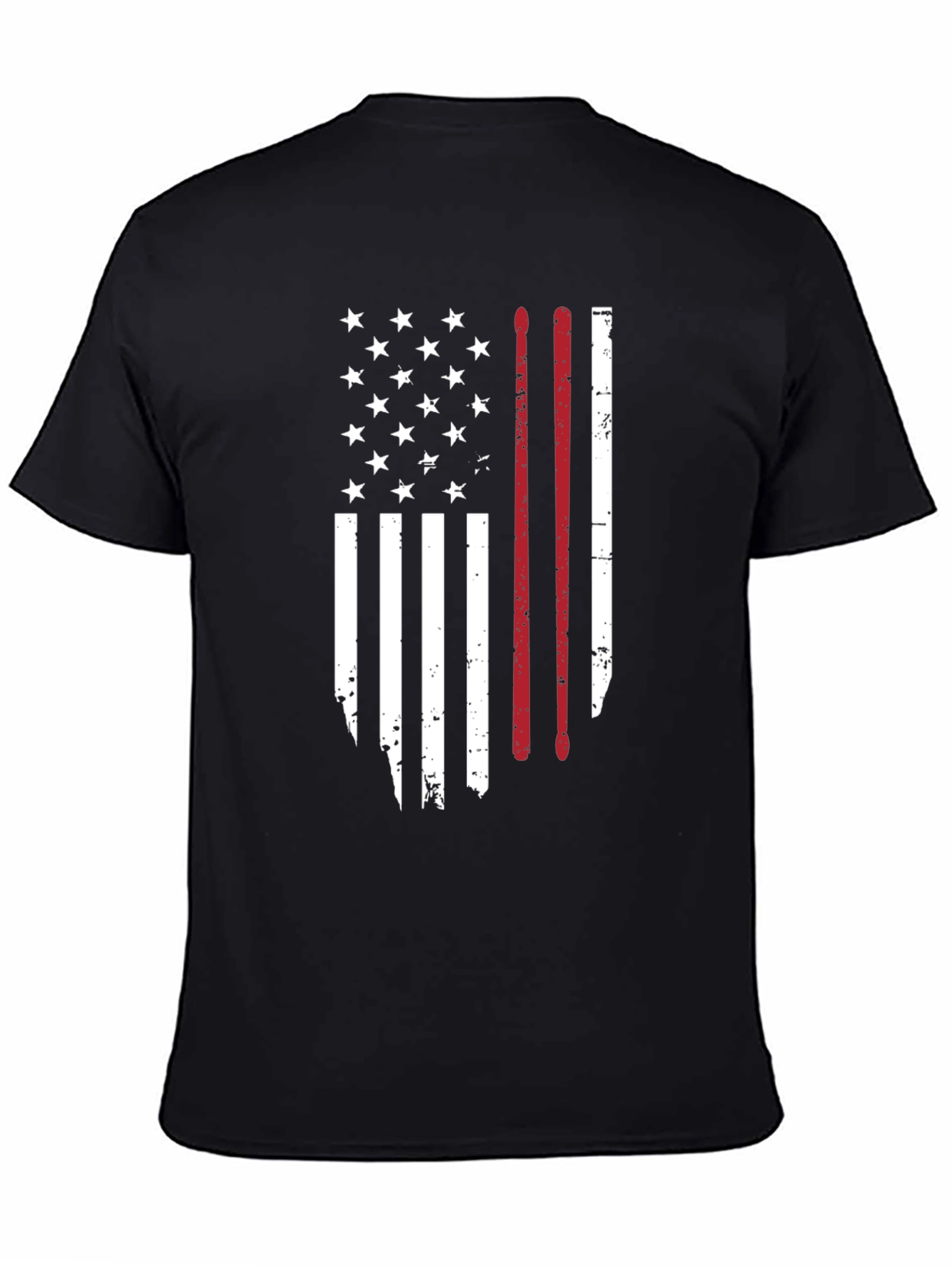 American Flag Drummer T-Shirt