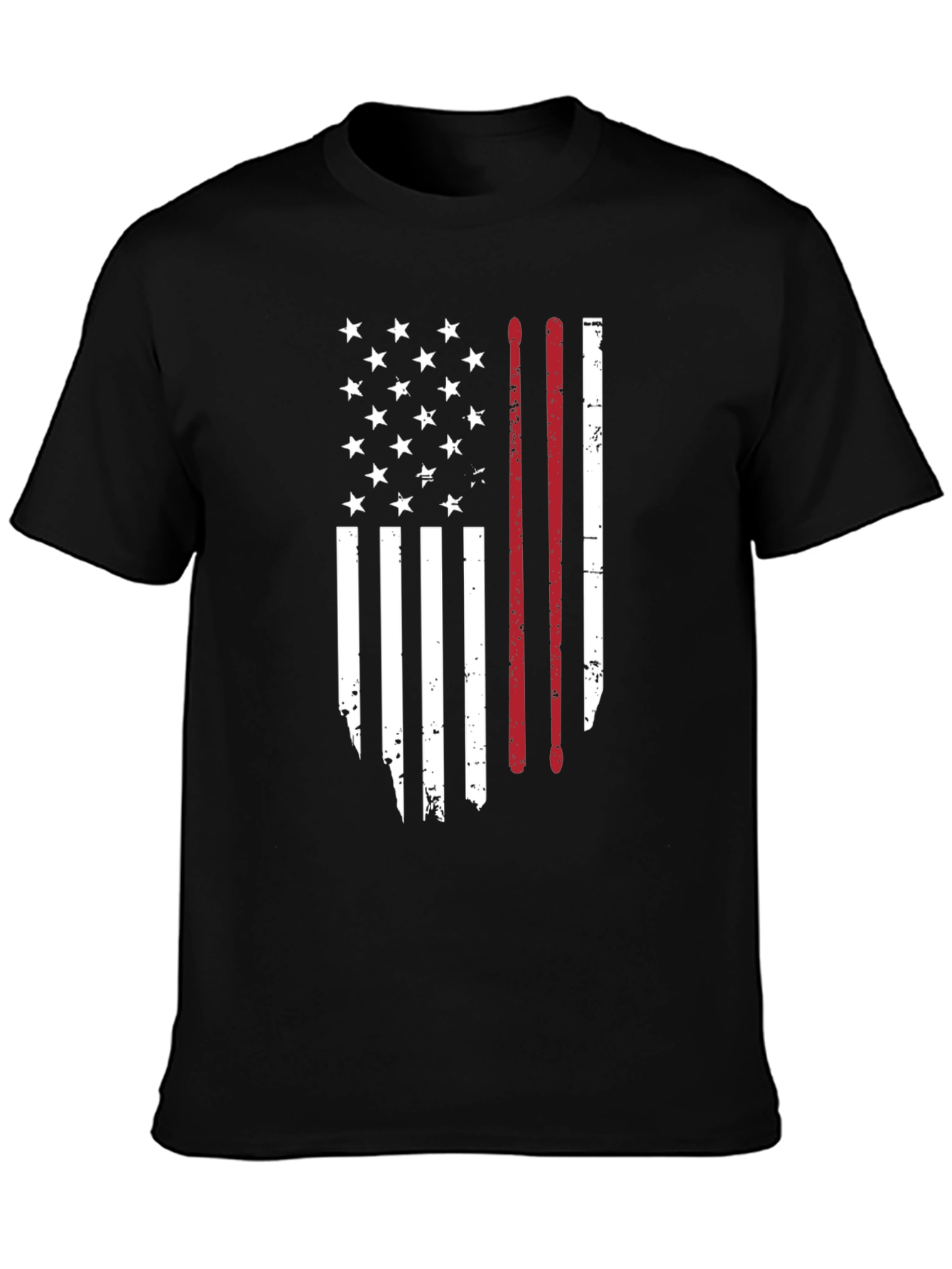 American Flag Drummer T-Shirt