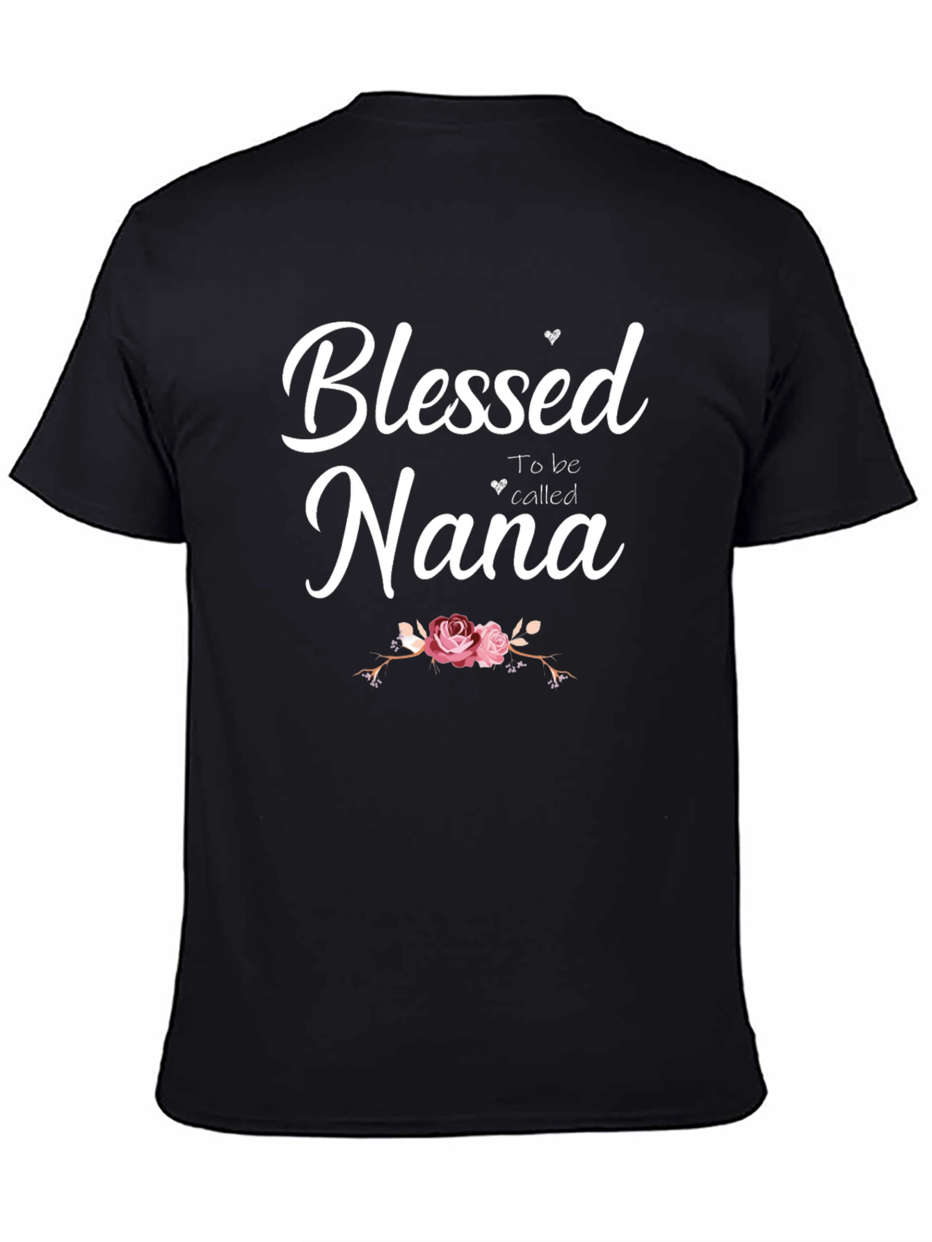 Blessed Nana Graphic Tee - Black T-Shirt