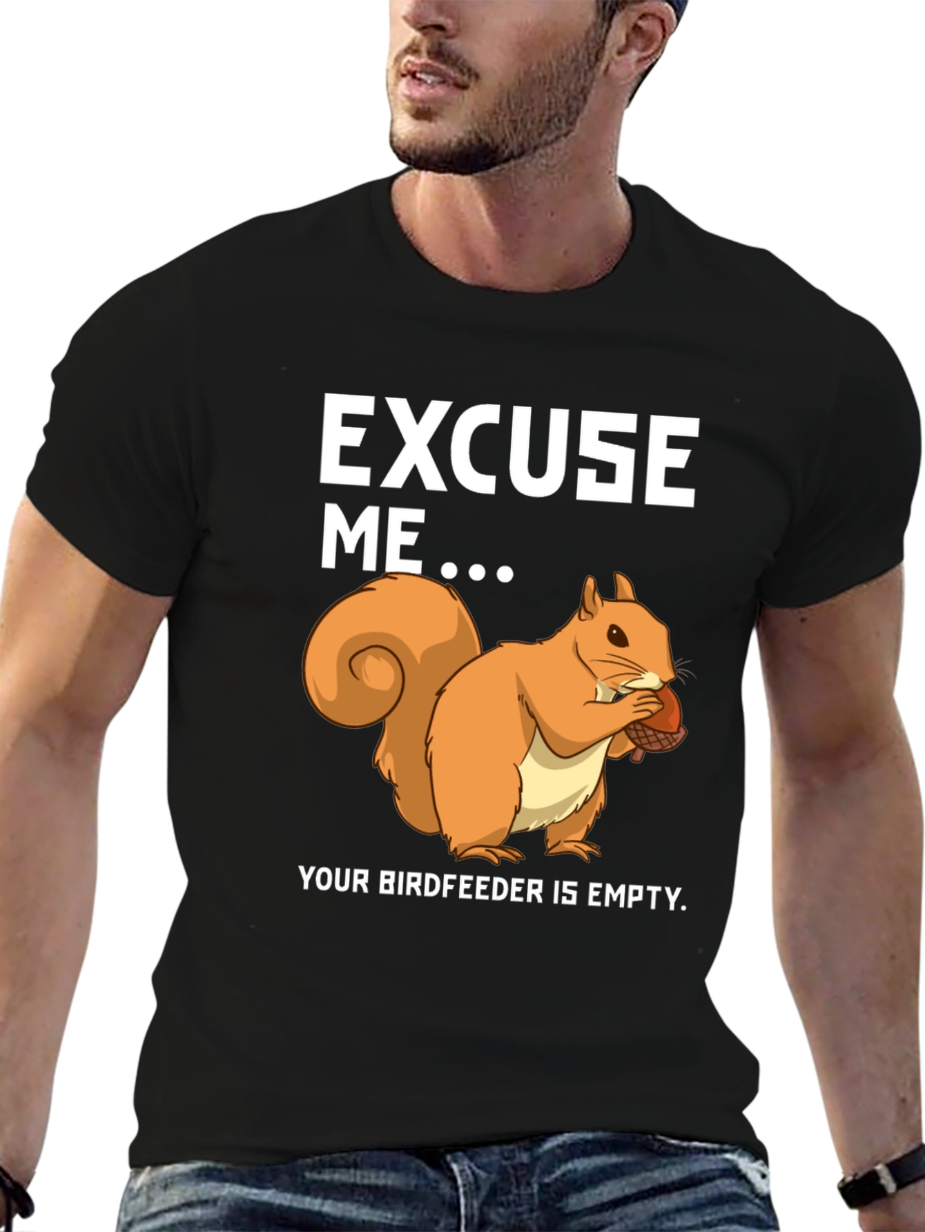 Funny Squirrel Birdfeeder T-Shirt