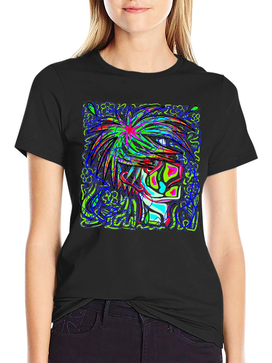 Psychedelic Portrait Graphic Tee