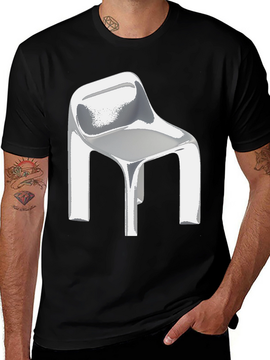 Chair Graphic Tee - Modern Minimalist Design
