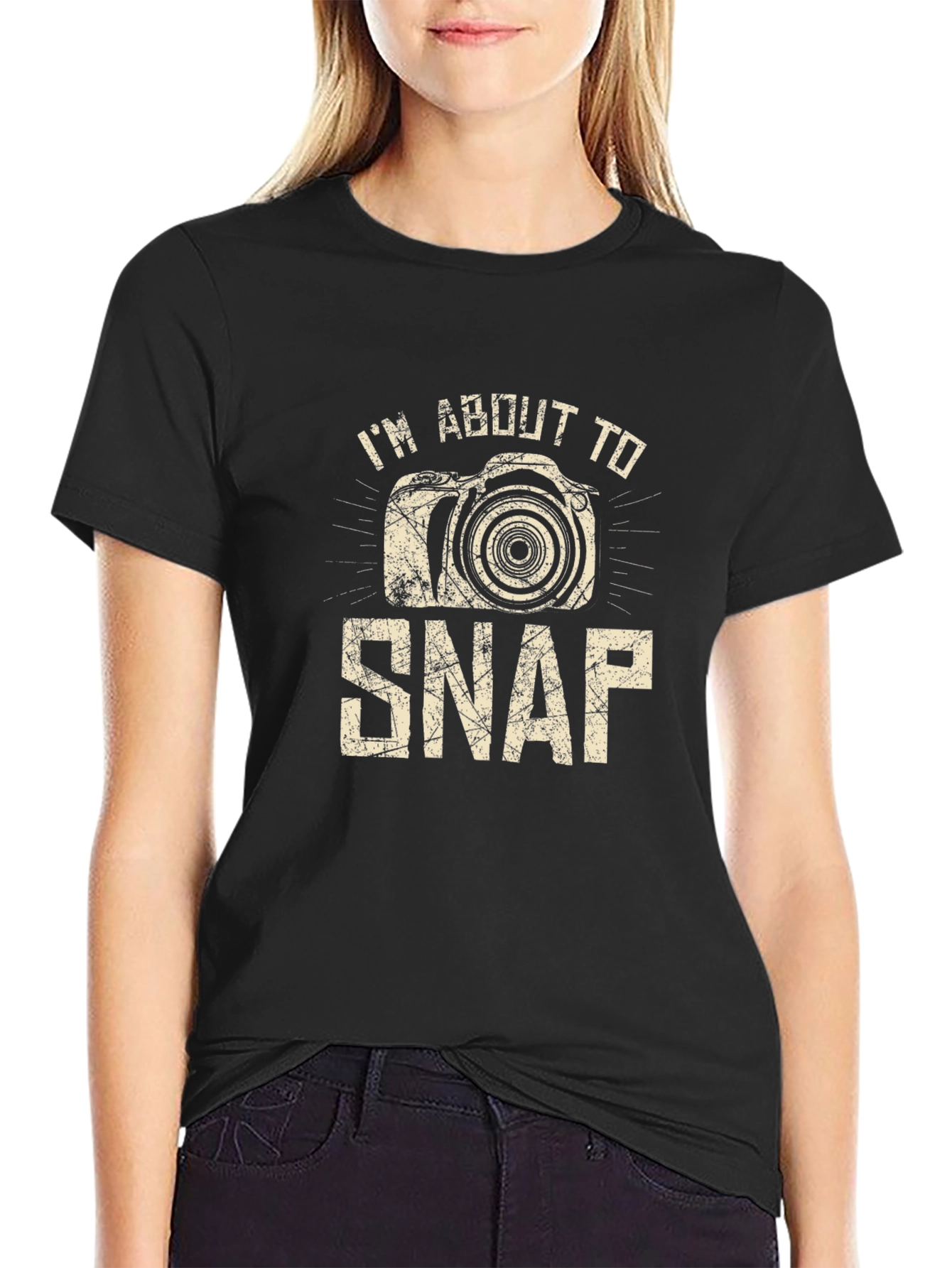 Im About to Snap Camera Graphic Tee