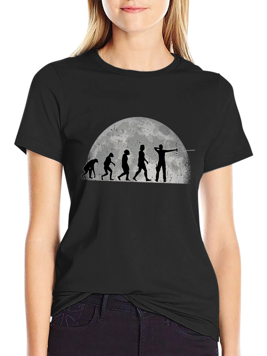 Evolution of Archery Black T-Shirt