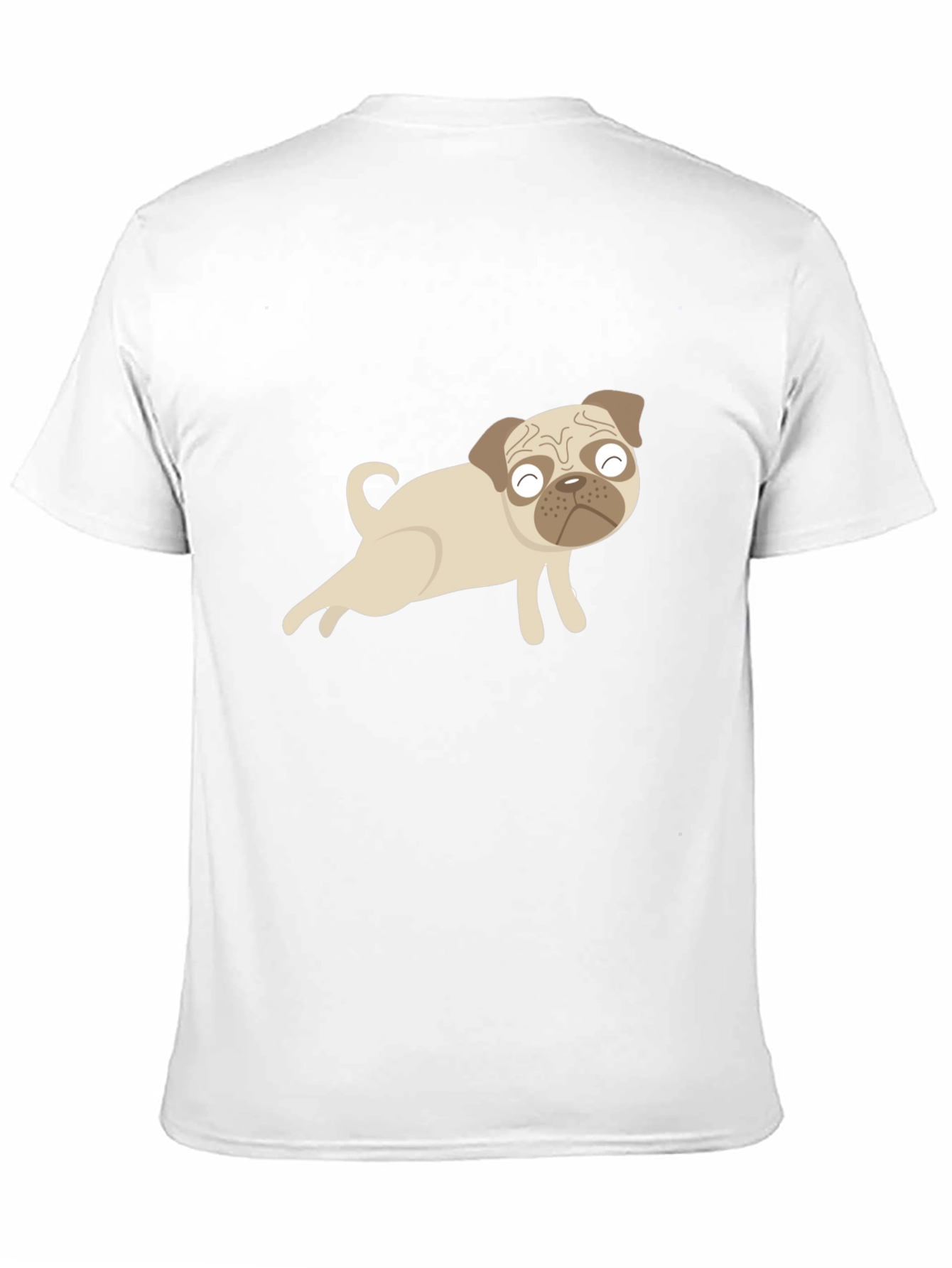 Pug Yoga Black T-Shirt