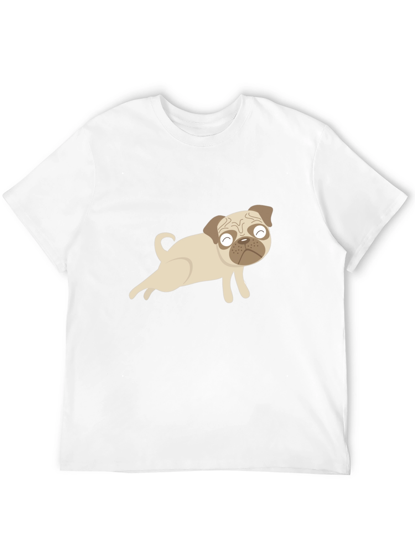 Pug Yoga Black T-Shirt