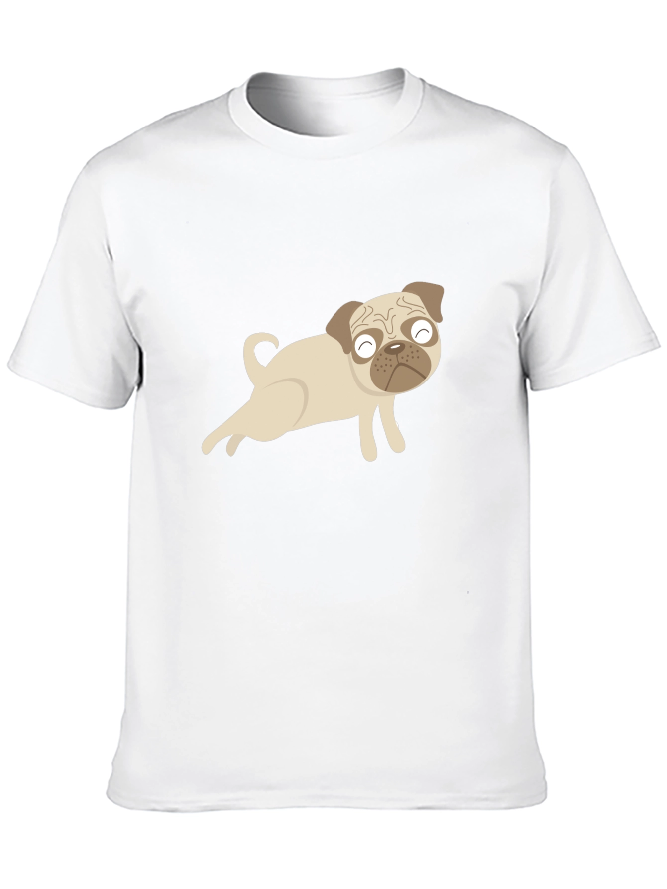 Pug Yoga Black T-Shirt