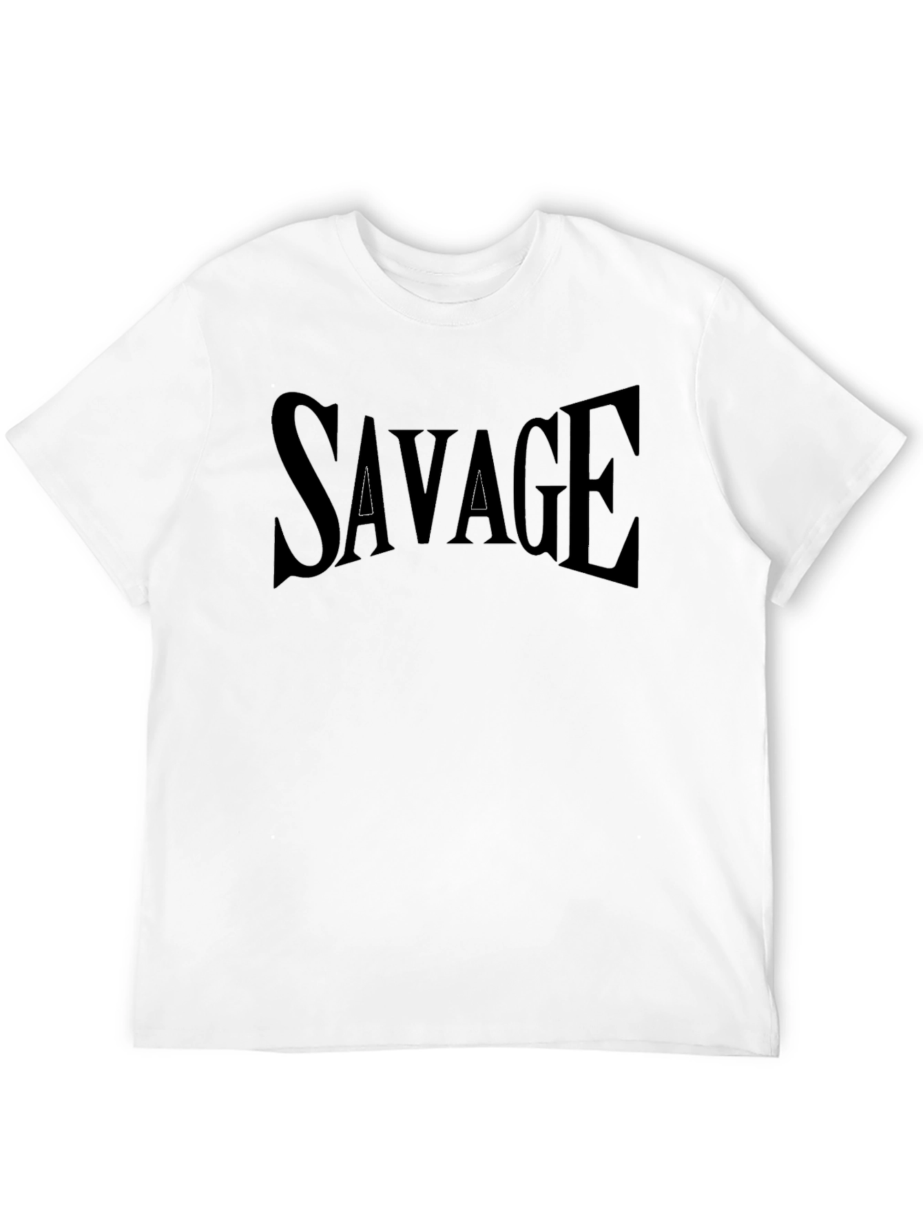 Savage Graphic Print Crew Neck T-Shirt