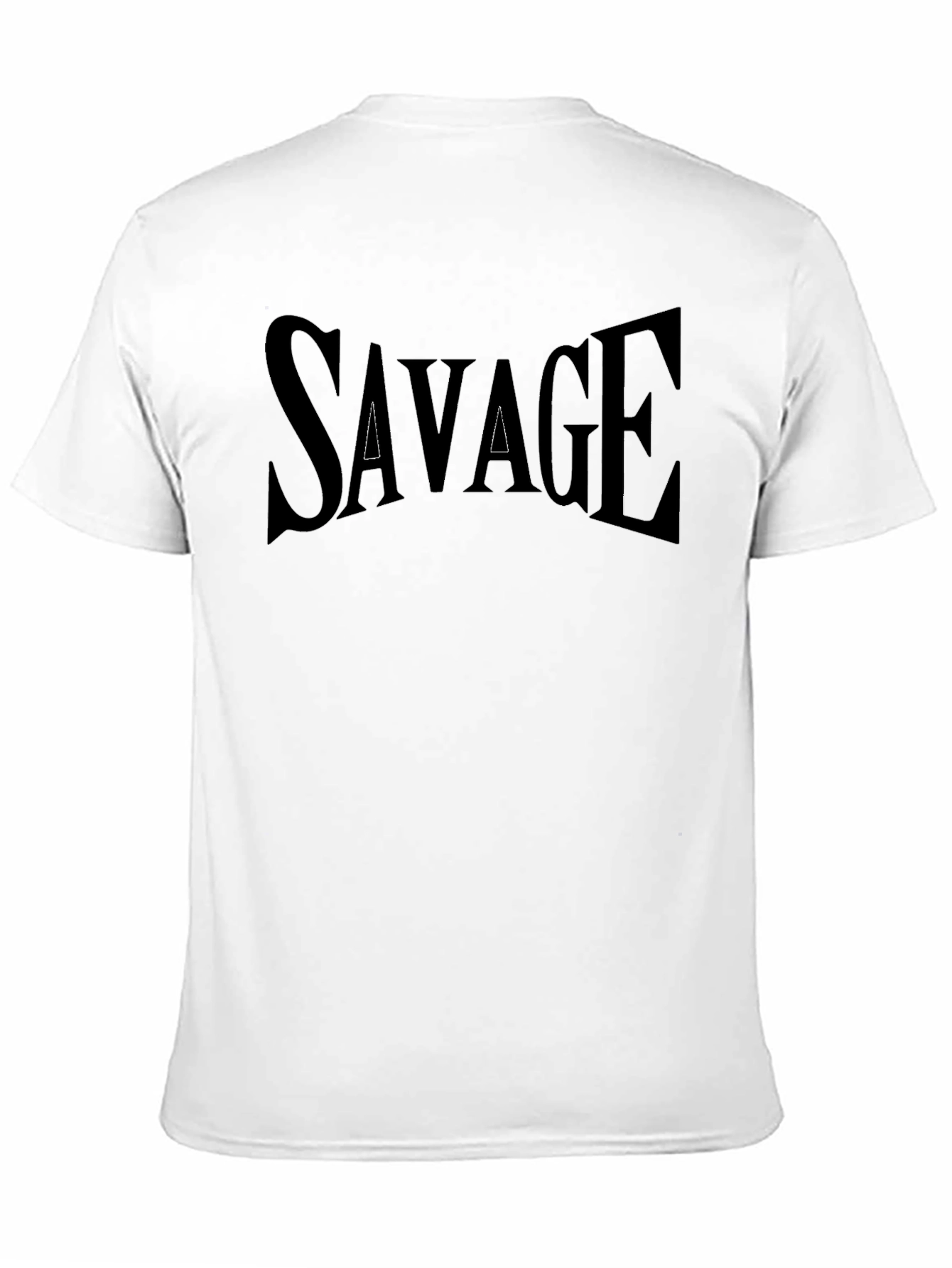 Savage Graphic Print Crew Neck T-Shirt