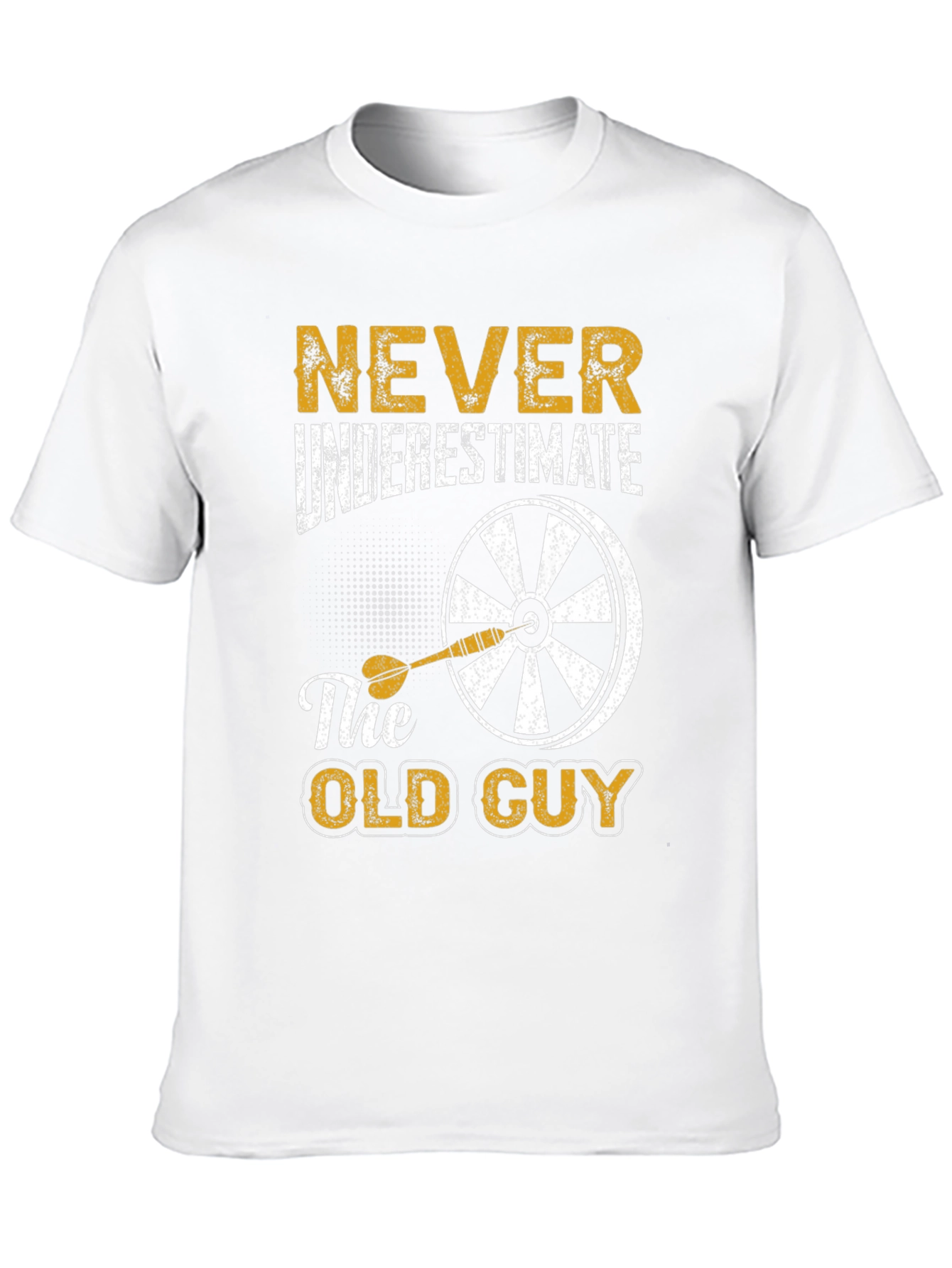 Never Underestimate The Old Guy Dart T-Shirt